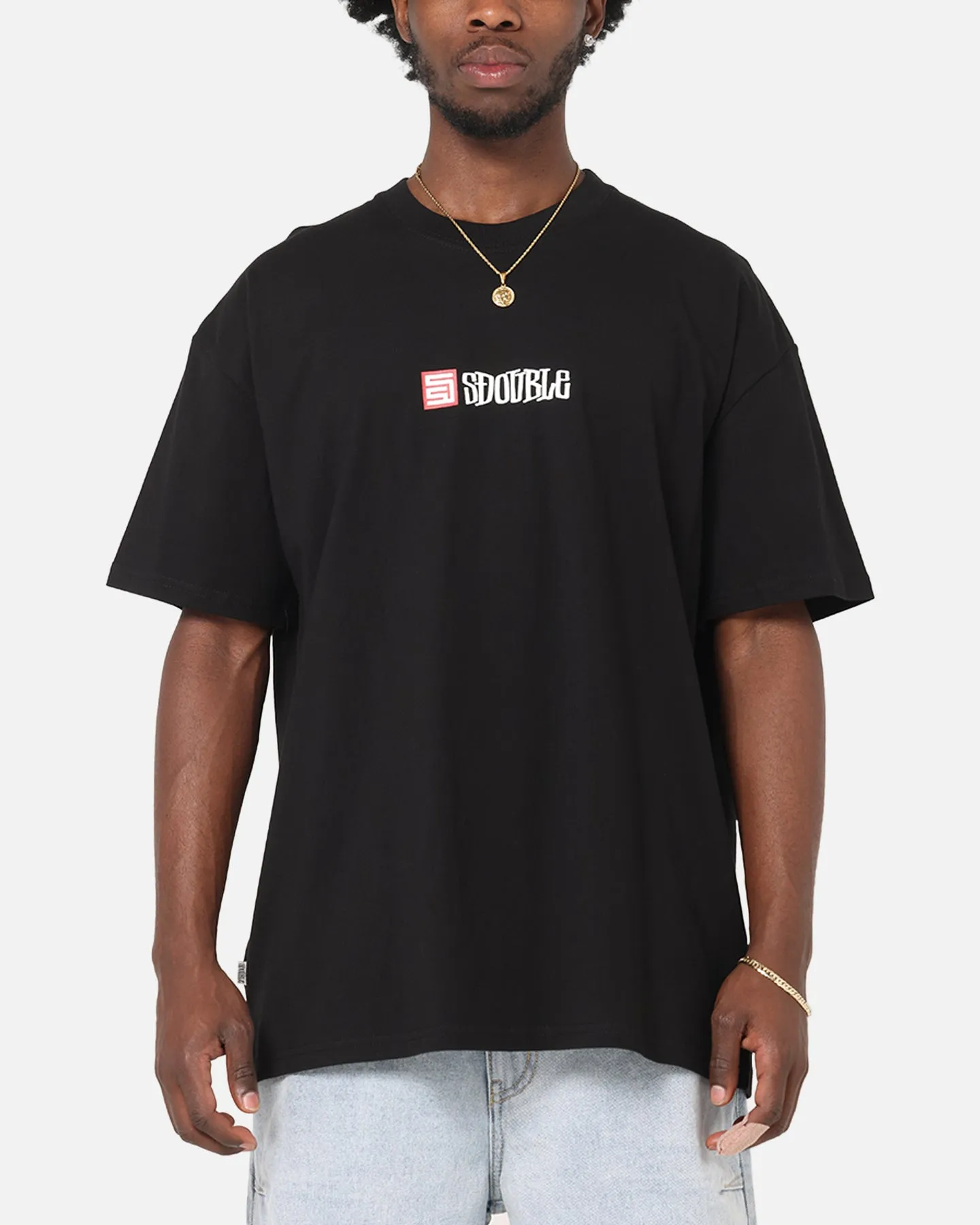 S Double Cube Mid Block T-Shirt Black sold by Culture Kings