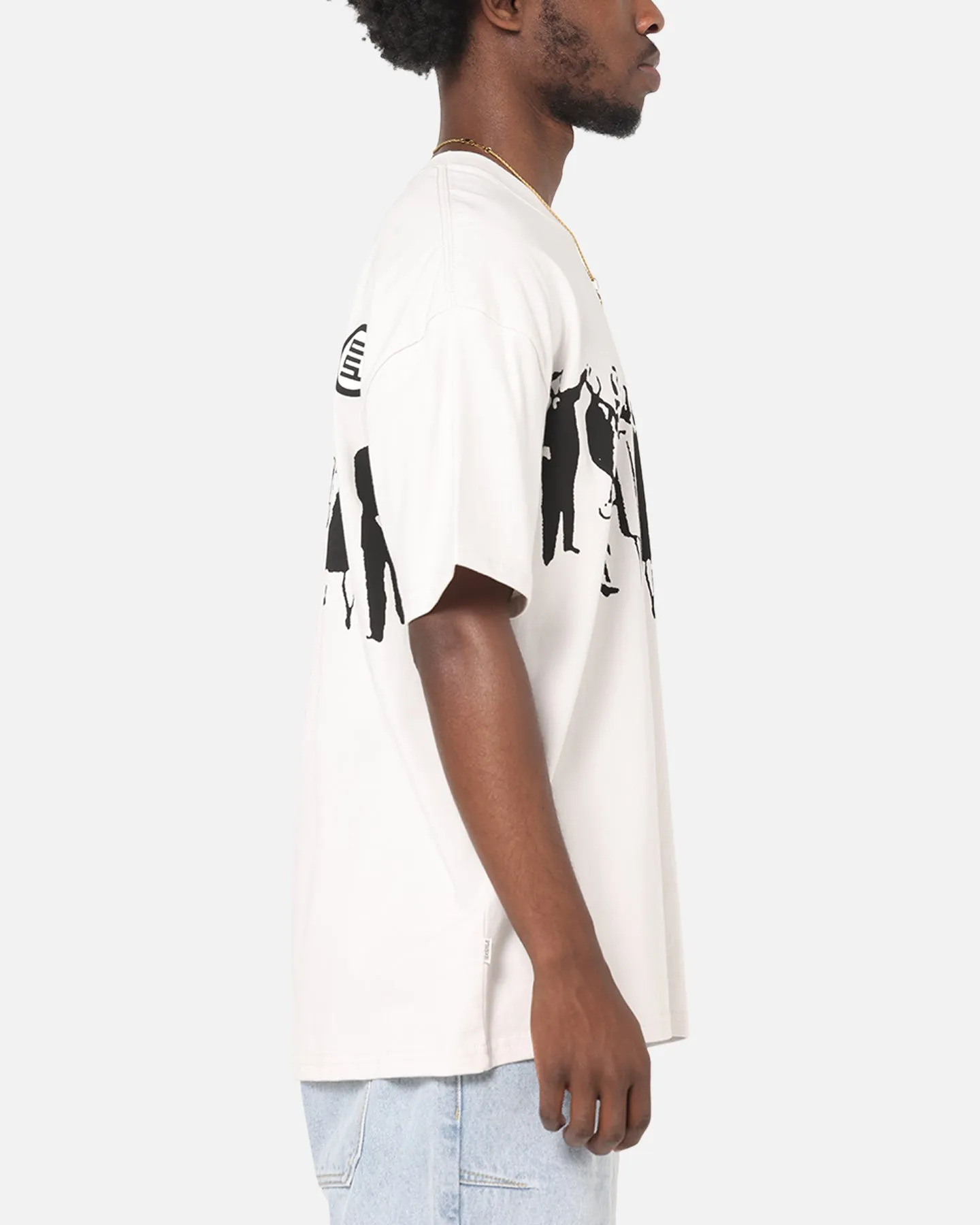 S Double People Stripe T-Shirt Pigment Grey sold by Culture Kings product image thumbnail 5