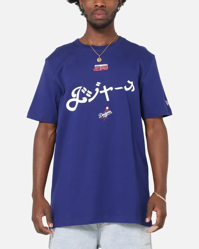 New Era Los Angeles Dodgers 'Hyperfly Katakana x MLB' T-Shirt Dark Blue sold by Culture Kings
