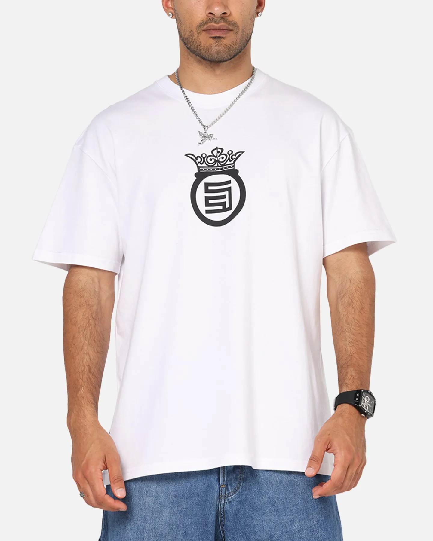 S Double Crown Dot T-Shirt White sold by Culture Kings product image thumbnail 2