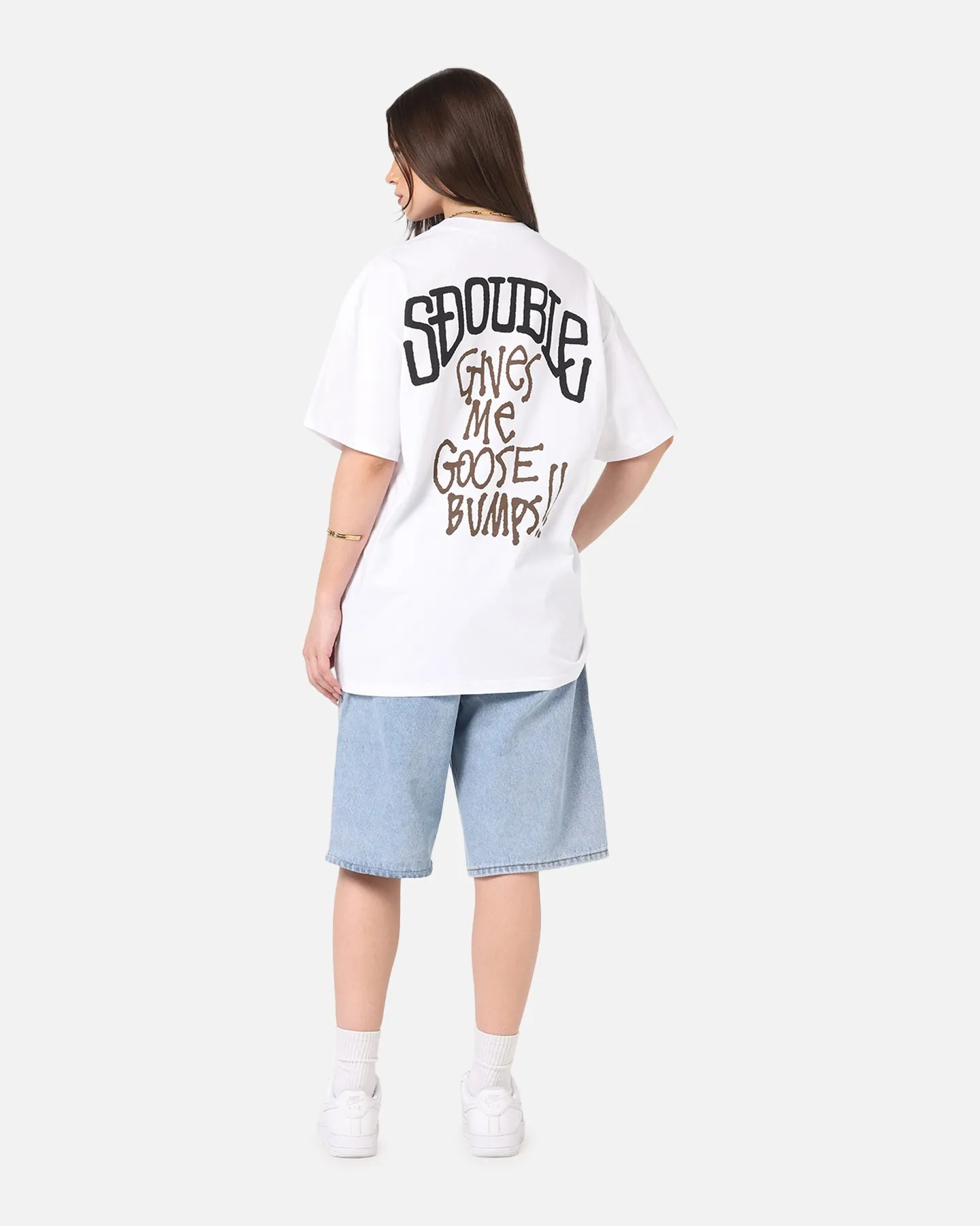 S Double Goosebumps T-Shirt White sold by Culture Kings product image thumbnail 3