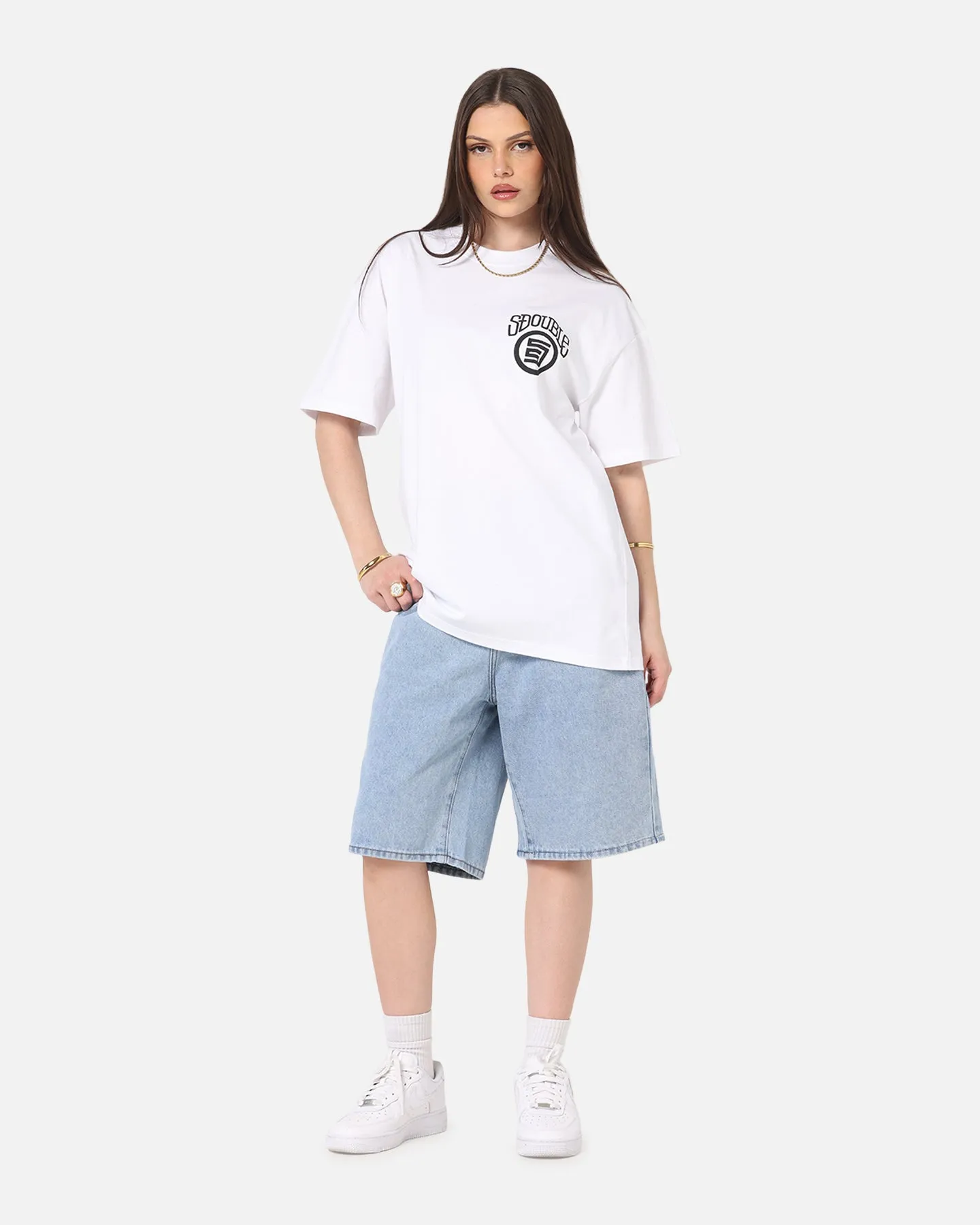 S Double Goosebumps T-Shirt White sold by Culture Kings product image thumbnail 4