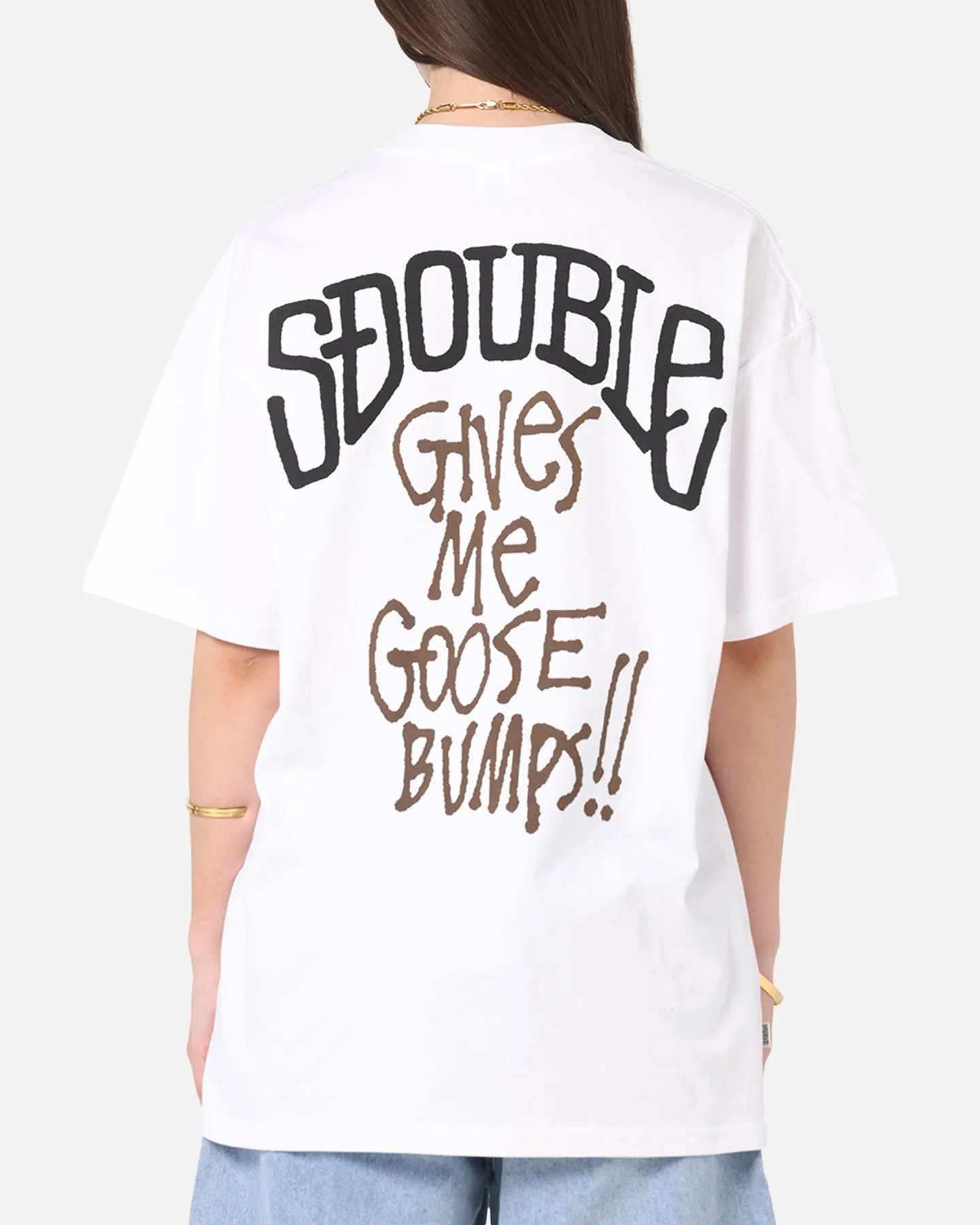 S Double Goosebumps T-Shirt White sold by Culture Kings