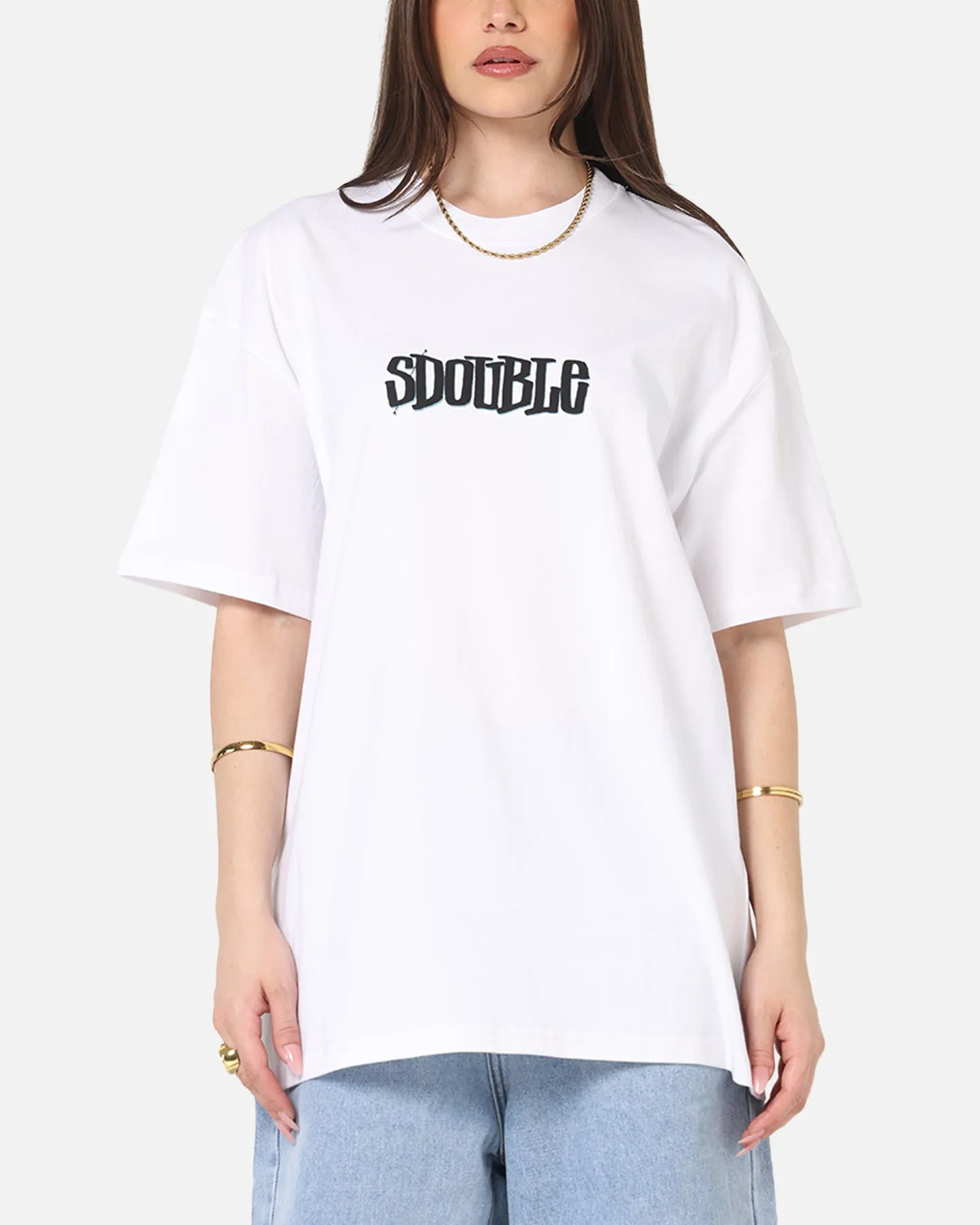 S Double Pintails T-Shirt White sold by Culture Kings product image thumbnail 2