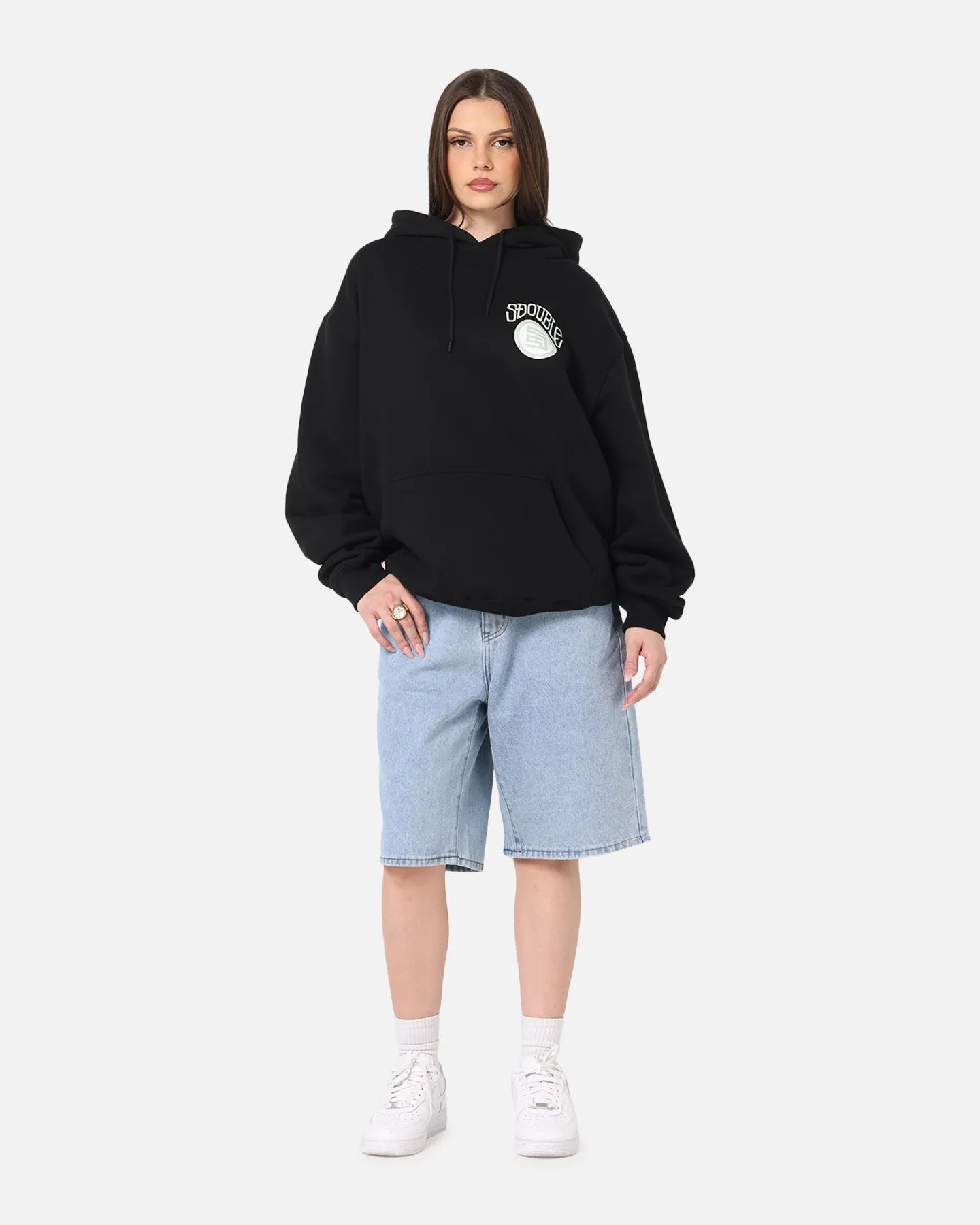 S Double Goosebumps Hoodie Washed Black sold by Culture Kings product image thumbnail 4