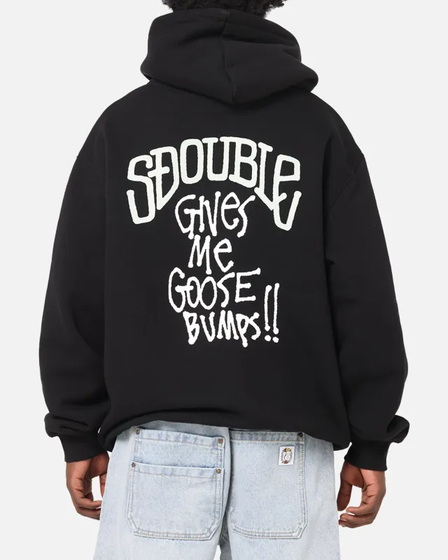 S Double Goosebumps Hoodie Washed Black sold by Culture Kings