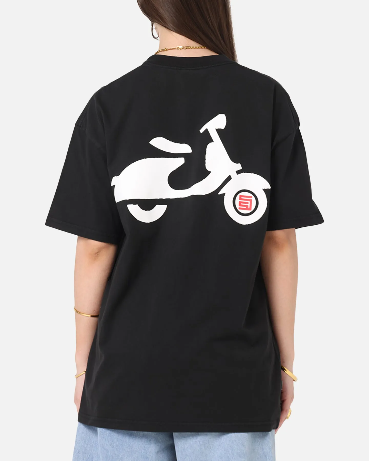 S Double Ultra Glide T-Shirt Washed Black sold by Culture Kings