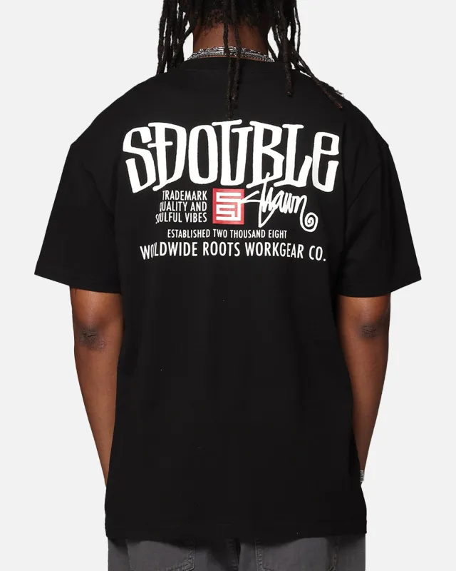 S Double Workgear T-Shirt Black sold by Culture Kings