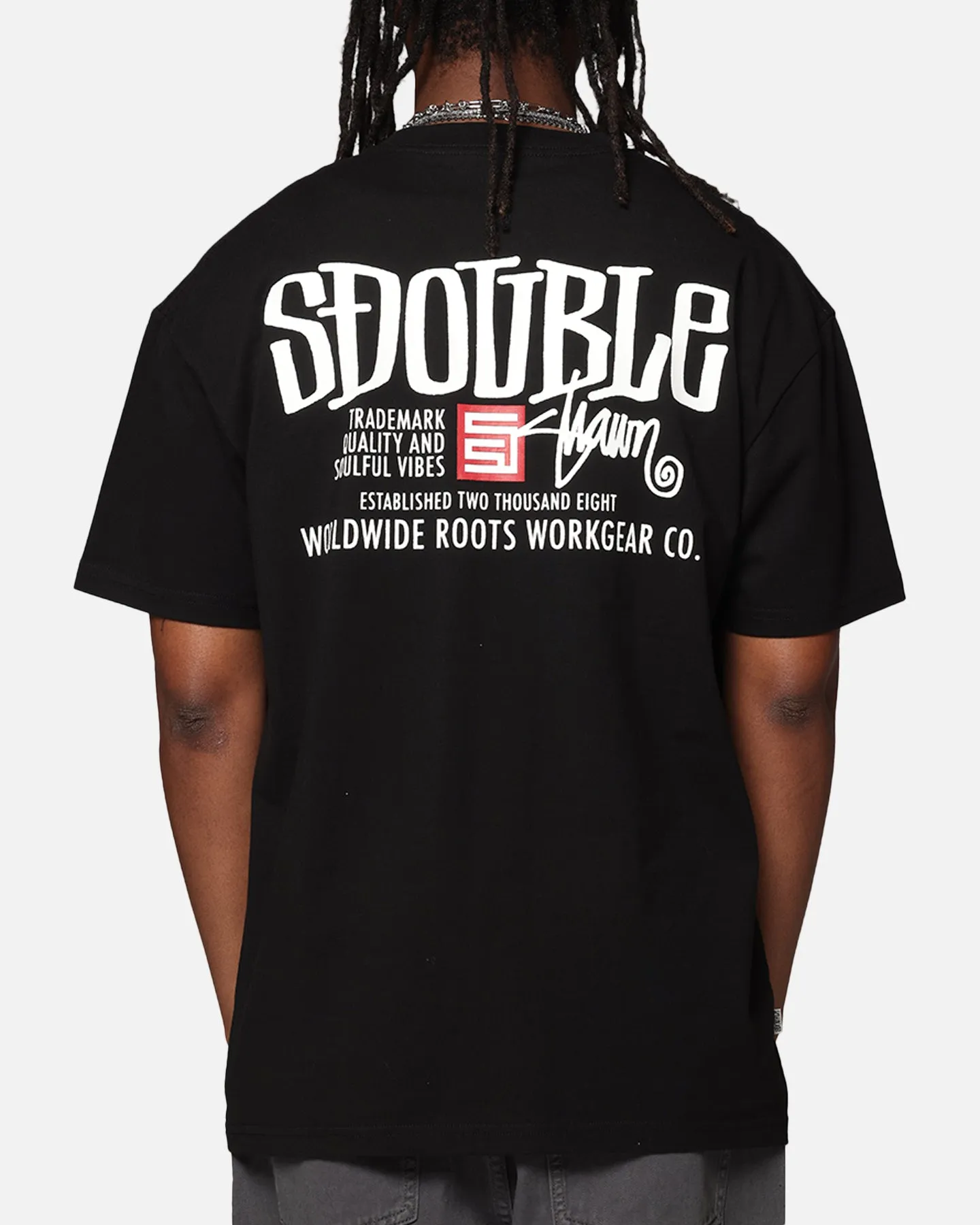 S Double Workgear T-Shirt Black sold by Culture Kings