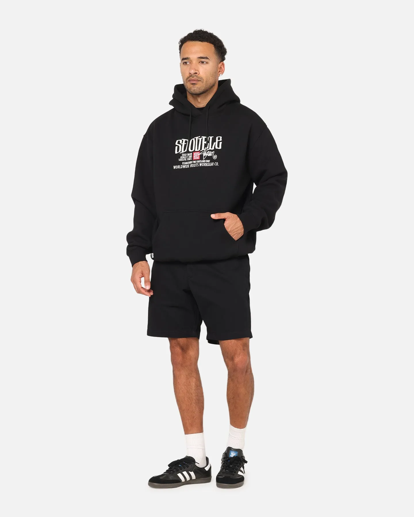 S Double Workgear Hoodie Black sold by Culture Kings product image thumbnail 2