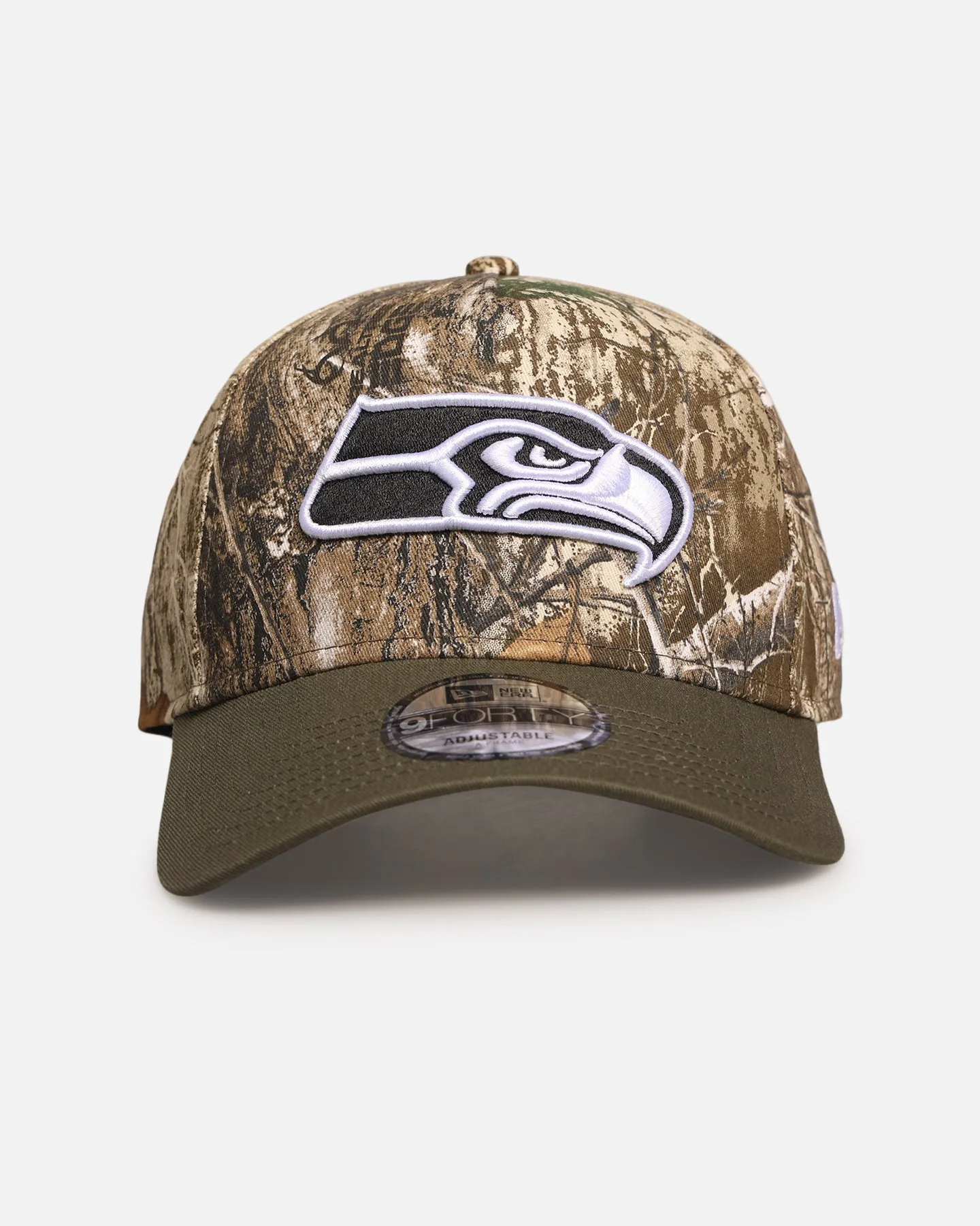 New Era Seattle Seahawks 'NFL Season Kick Off' 9FORTY A-Frame Snapback Realtree/Olive sold by Culture Kings