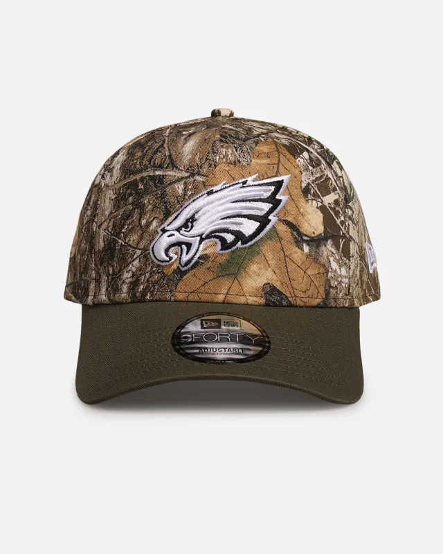 New Era Philadelphia Eagles 'NFL Season Kick Off' 9FORTY A-Frame Snapback Realtree/Olive made by New Era