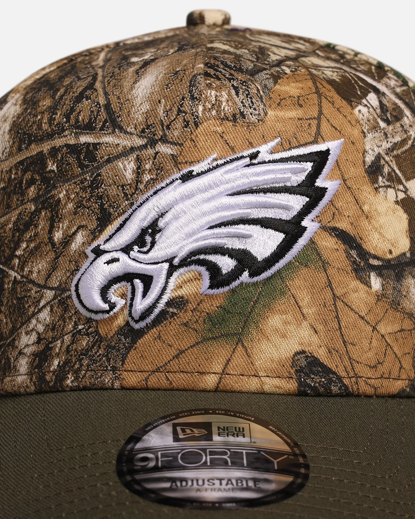 New Era Philadelphia Eagles 'NFL Season Kick Off' 9FORTY A-Frame Snapback Realtree/Olive sold by Culture Kings product image thumbnail 5