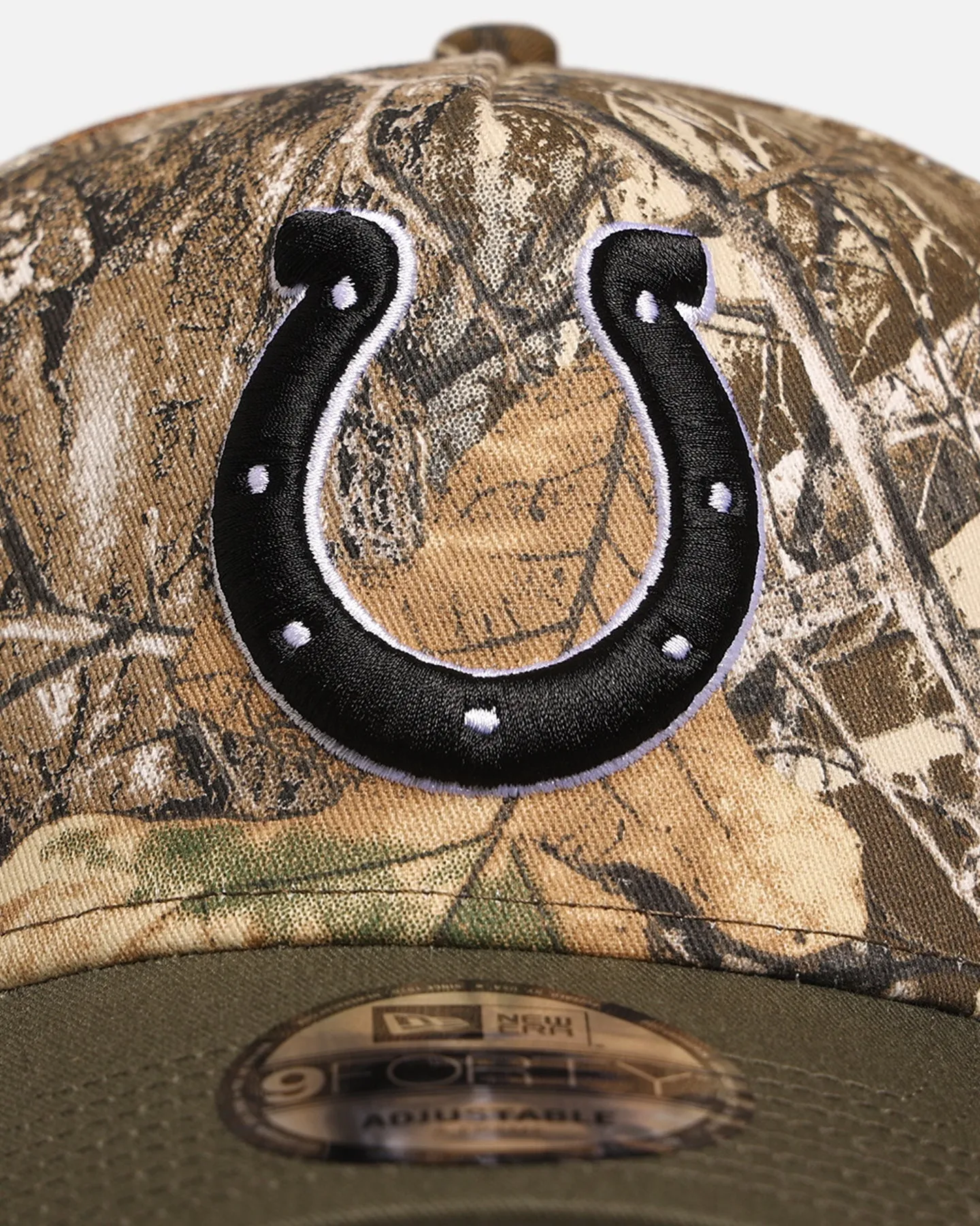 New Era Indianapolis Colts 'NFL Season Kick Off' 9FORTY A-Frame Snapback Realtree/Olive sold by Culture Kings product image thumbnail 5