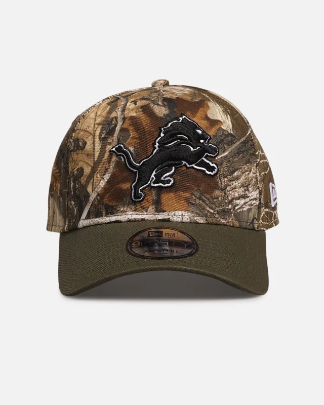New Era Detroit Lions 'NFL Season Kick Off' 9FORTY A-Frame Snapback Realtree/Olive made by New Era