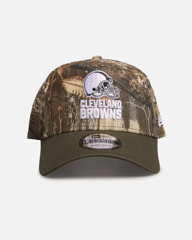 New Era Cleveland Browns 'NFL Season Kick Off' 9FORTY A-Frame Snapback Realtree/Olive sold by Culture Kings