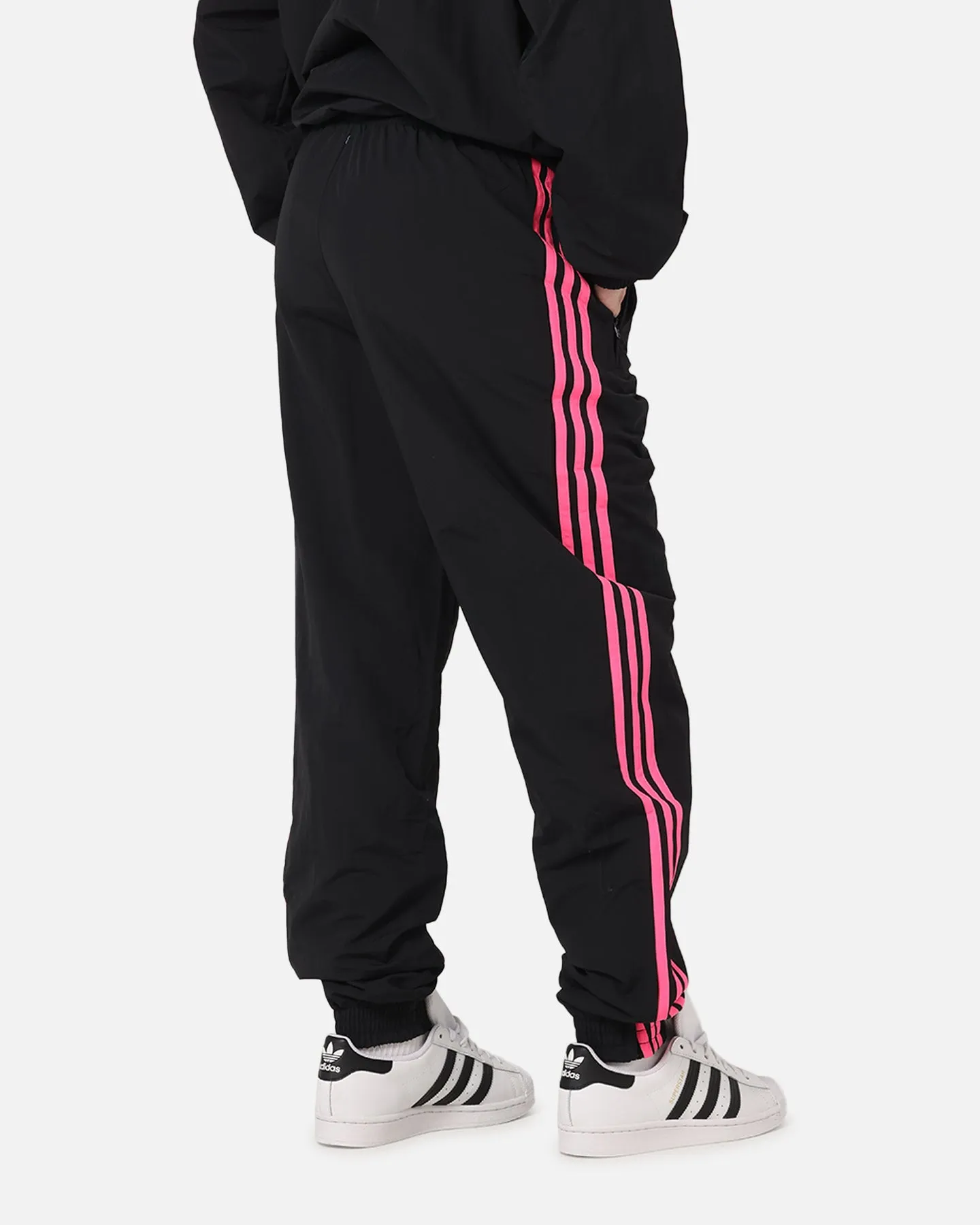 Adidas Firebird Pants Black/Lucid Pink sold by Culture Kings product image thumbnail 5