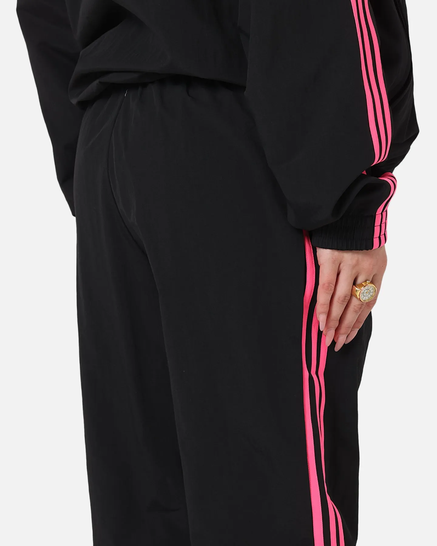 Adidas Firebird Pants Black/Lucid Pink sold by Culture Kings product image thumbnail 4