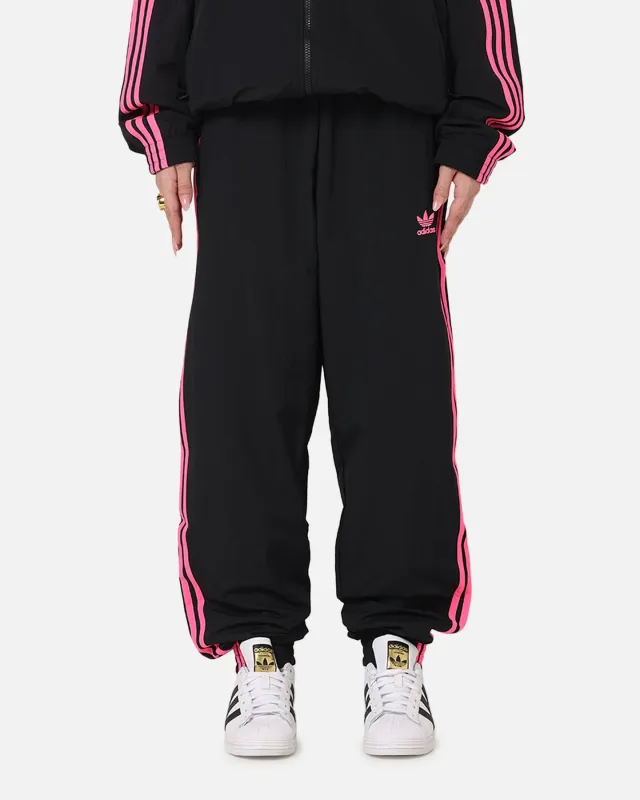 Adidas Firebird Pants Black/Lucid Pink sold by Culture Kings