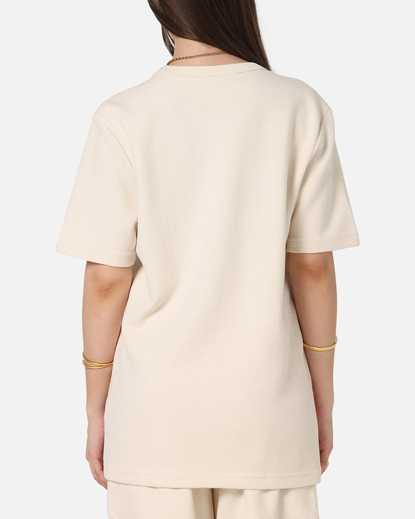 Adidas Trefoil Essentials Waffle T-Shirt Wonder White sold by Culture Kings product image thumbnail 3