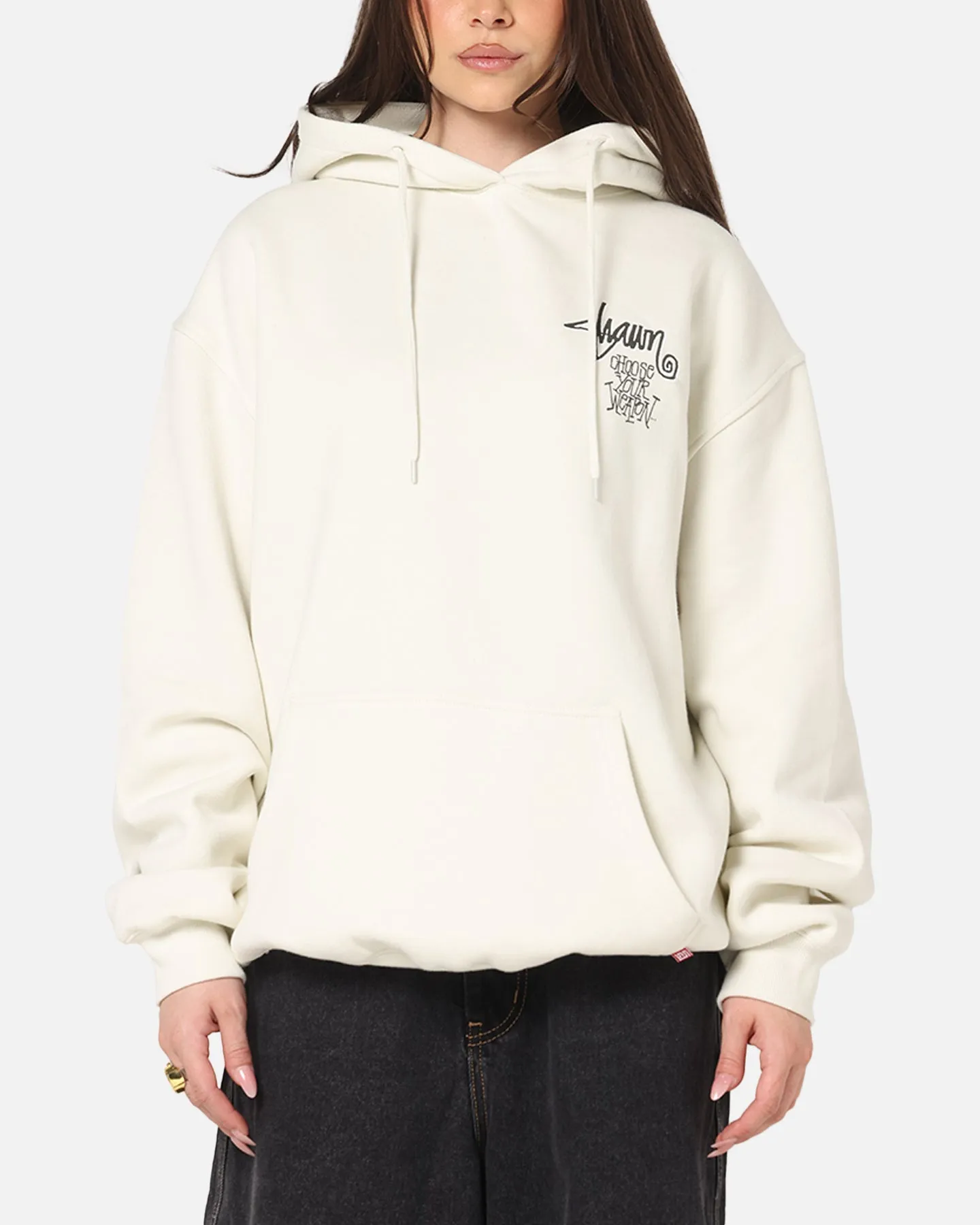 S Double Choose Your Weapon Hoodie Washed White sold by Culture Kings product image thumbnail 2