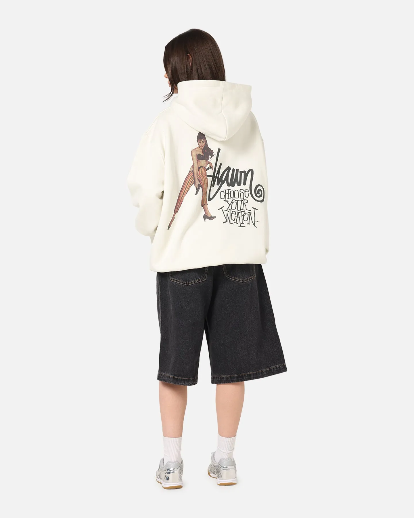 S Double Choose Your Weapon Hoodie Washed White sold by Culture Kings product image thumbnail 3