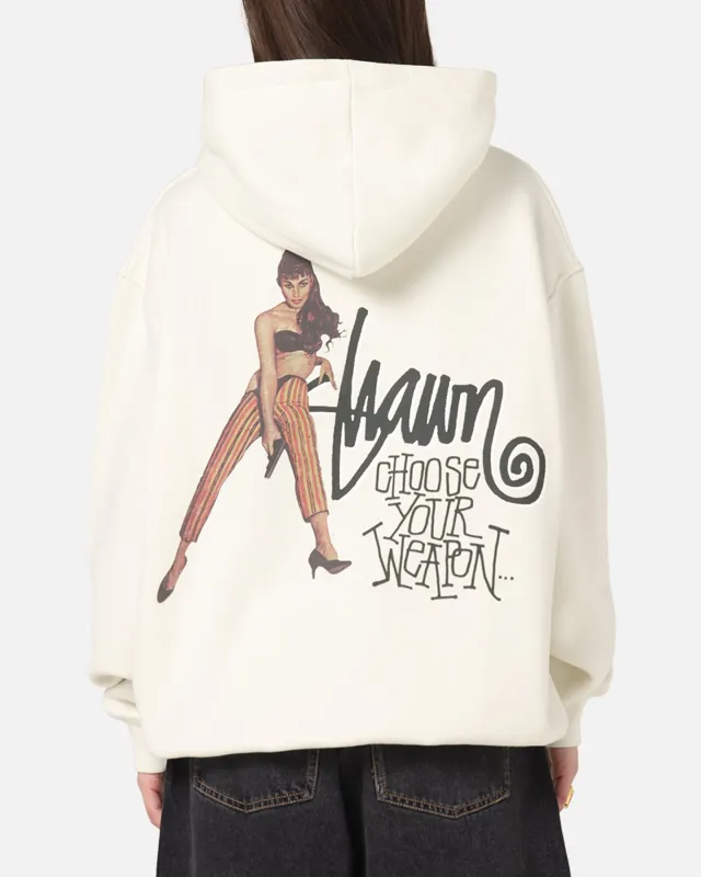 S Double Choose Your Weapon Hoodie Washed White sold by Culture Kings