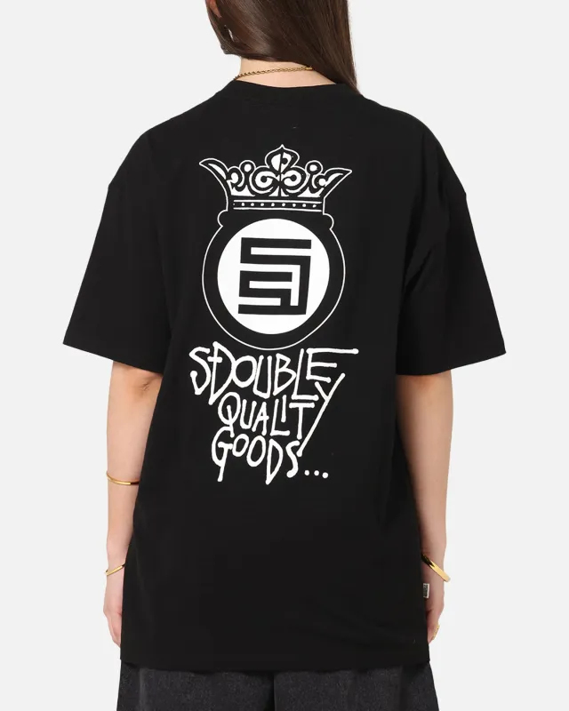 S Double Crown Dot T-Shirt Black sold by Culture Kings
