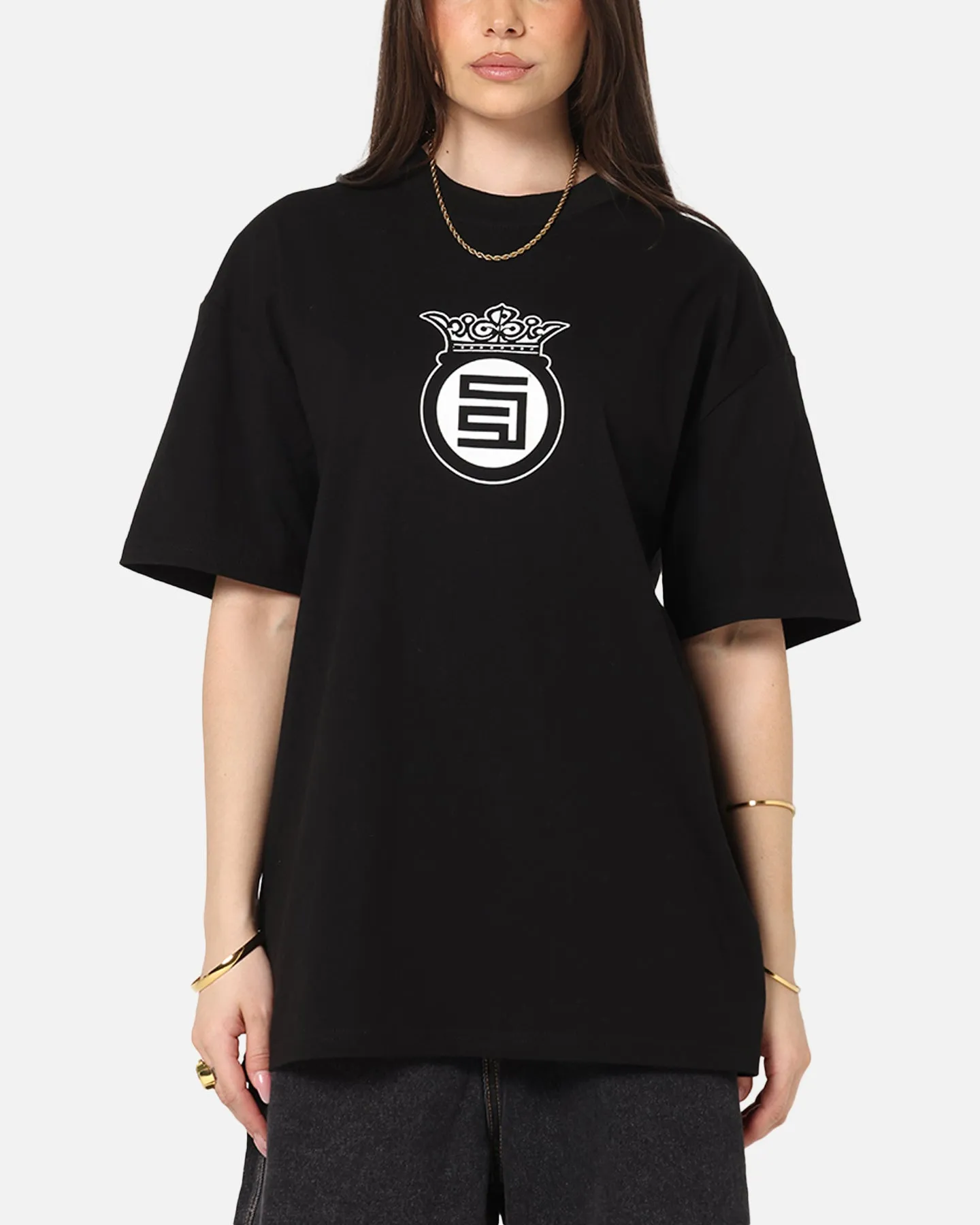 S Double Crown Dot T-Shirt Black sold by Culture Kings product image thumbnail 2