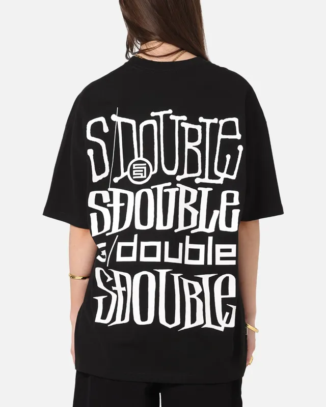 S Double Logofest T-Shirt Black sold by Culture Kings