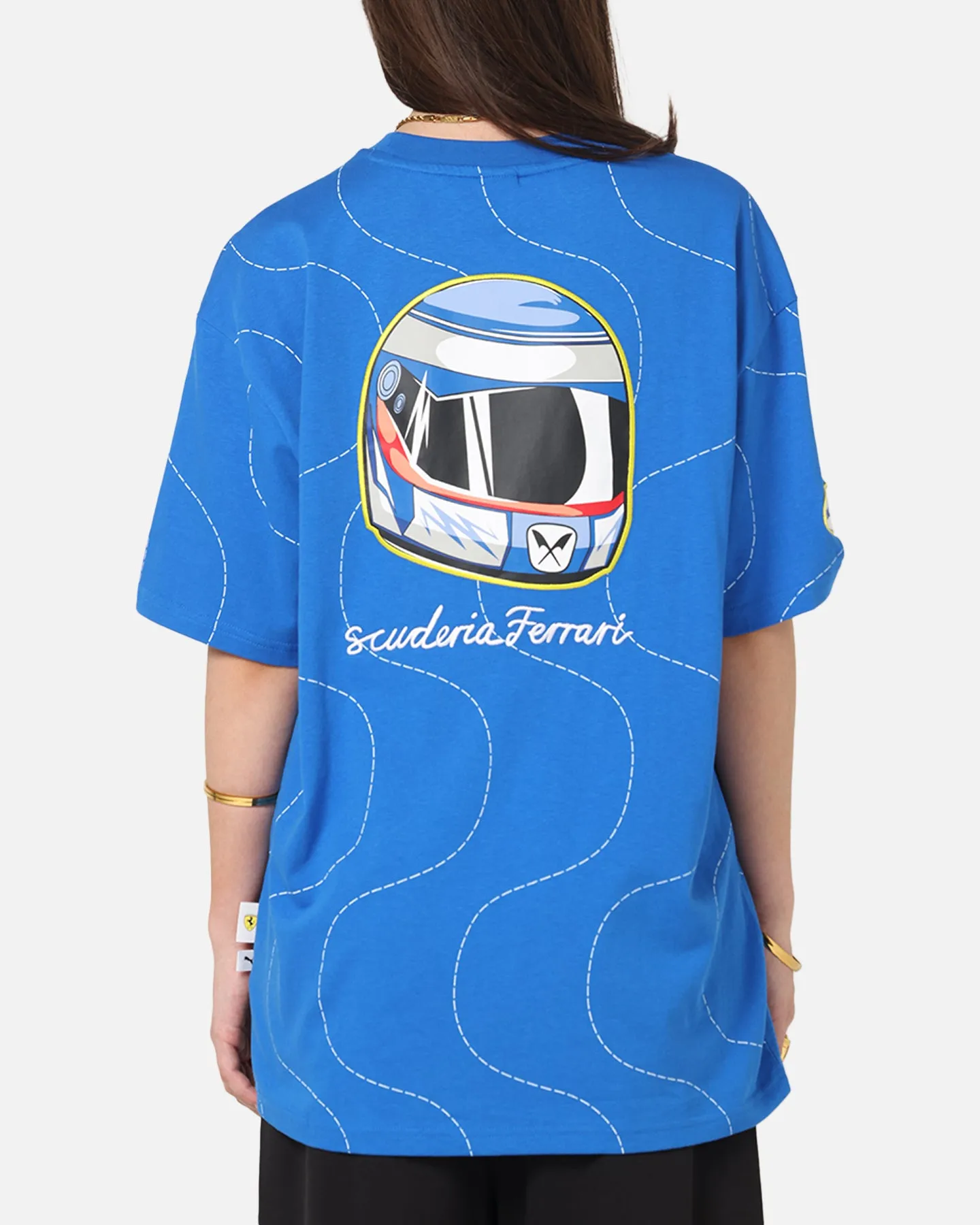 Puma X Scuderia Ferrari Monza T-Shirt Steer Blue sold by Culture Kings