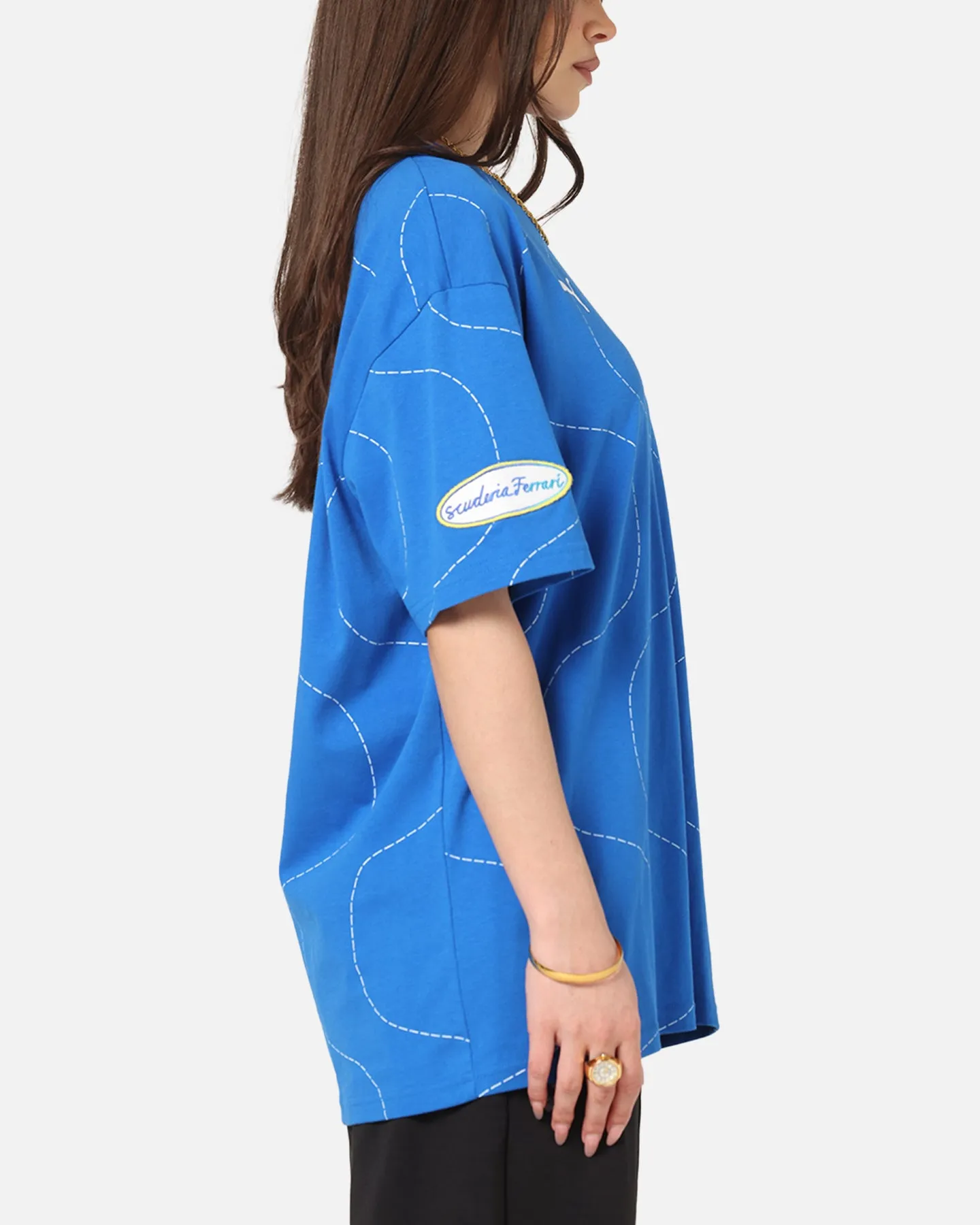 Puma X Scuderia Ferrari Monza T-Shirt Steer Blue sold by Culture Kings product image thumbnail 5