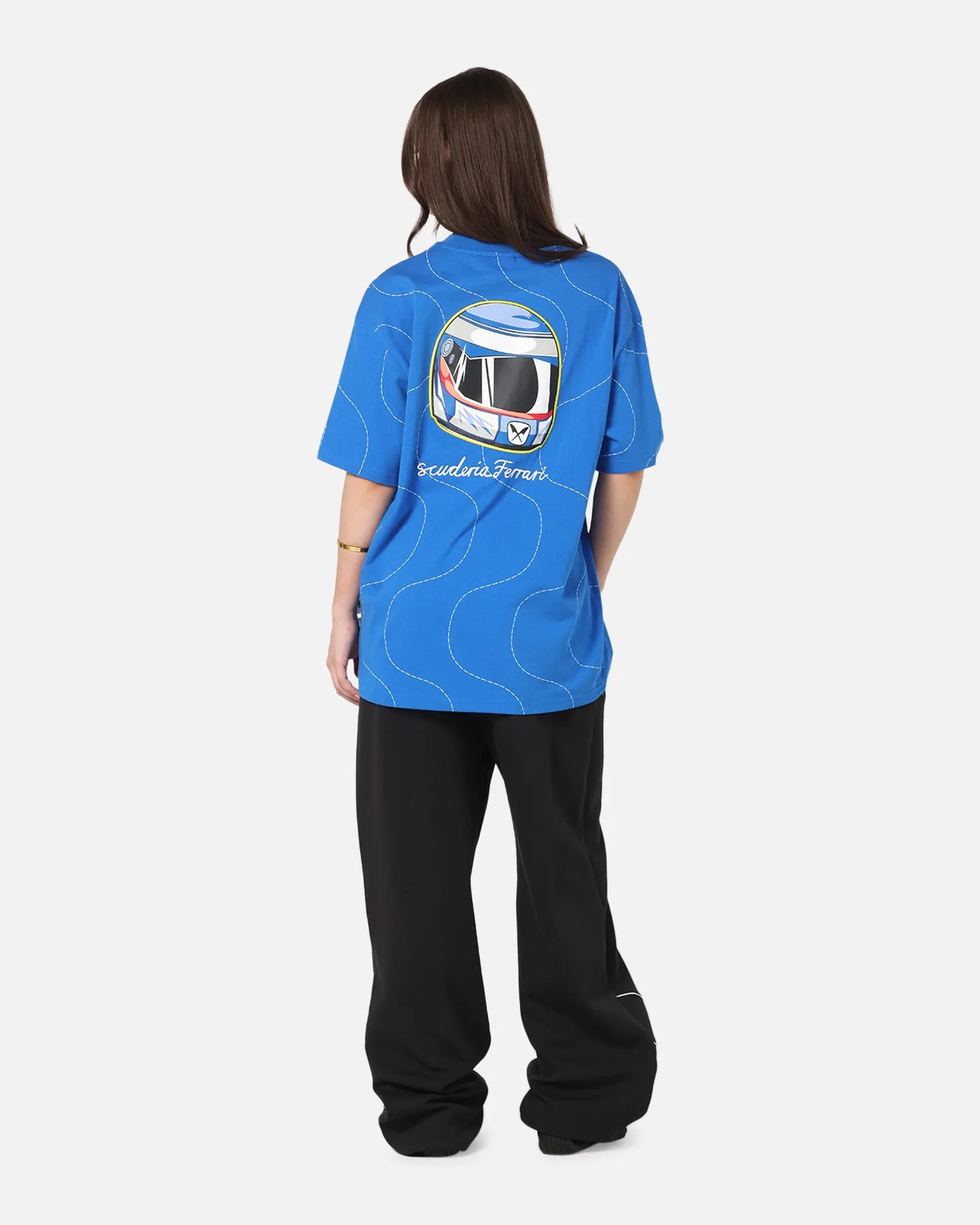 Puma X Scuderia Ferrari Monza T-Shirt Steer Blue sold by Culture Kings product image thumbnail 3