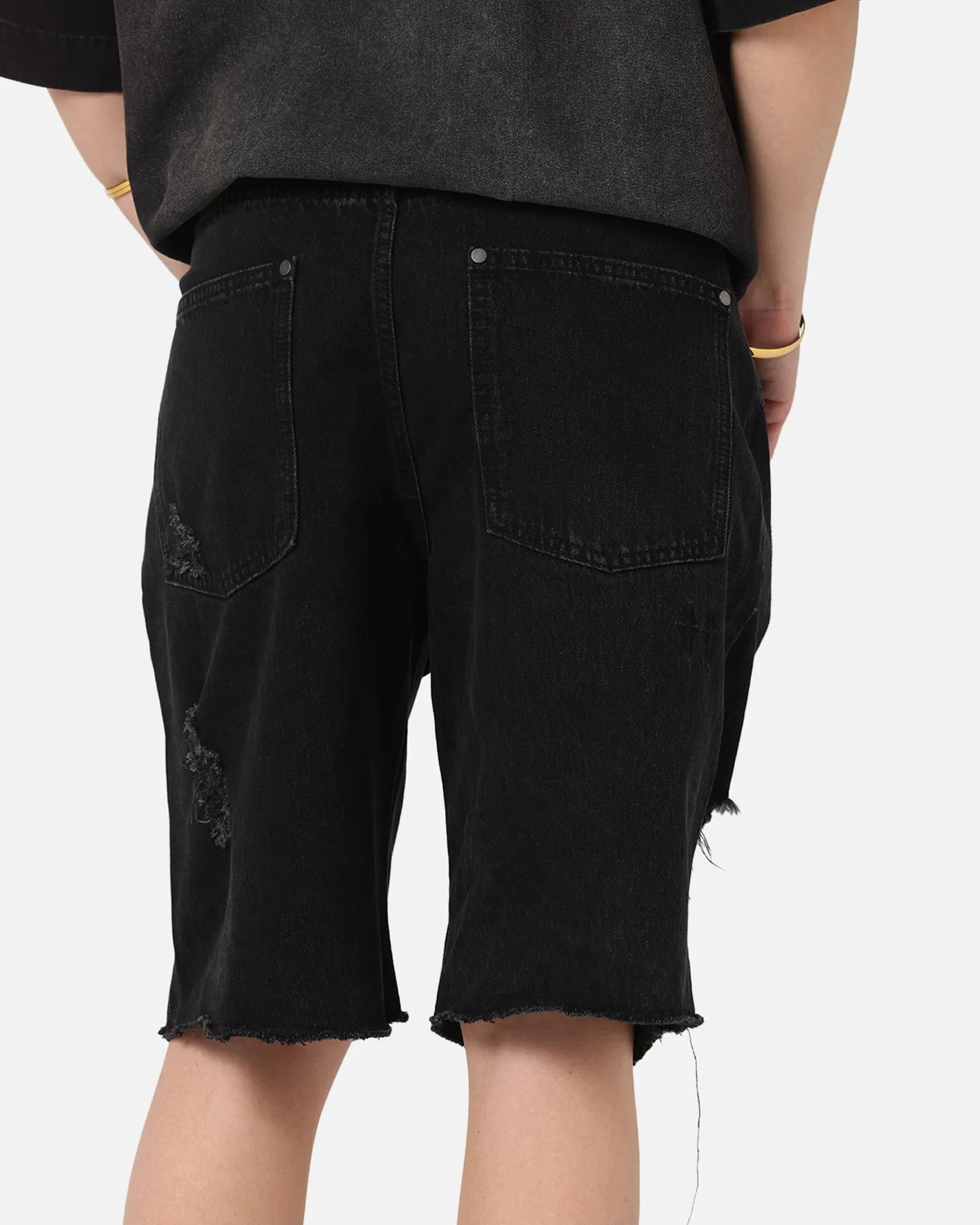 Saint Morta Halo Damage Jorts Black sold by Culture Kings product image thumbnail 4
