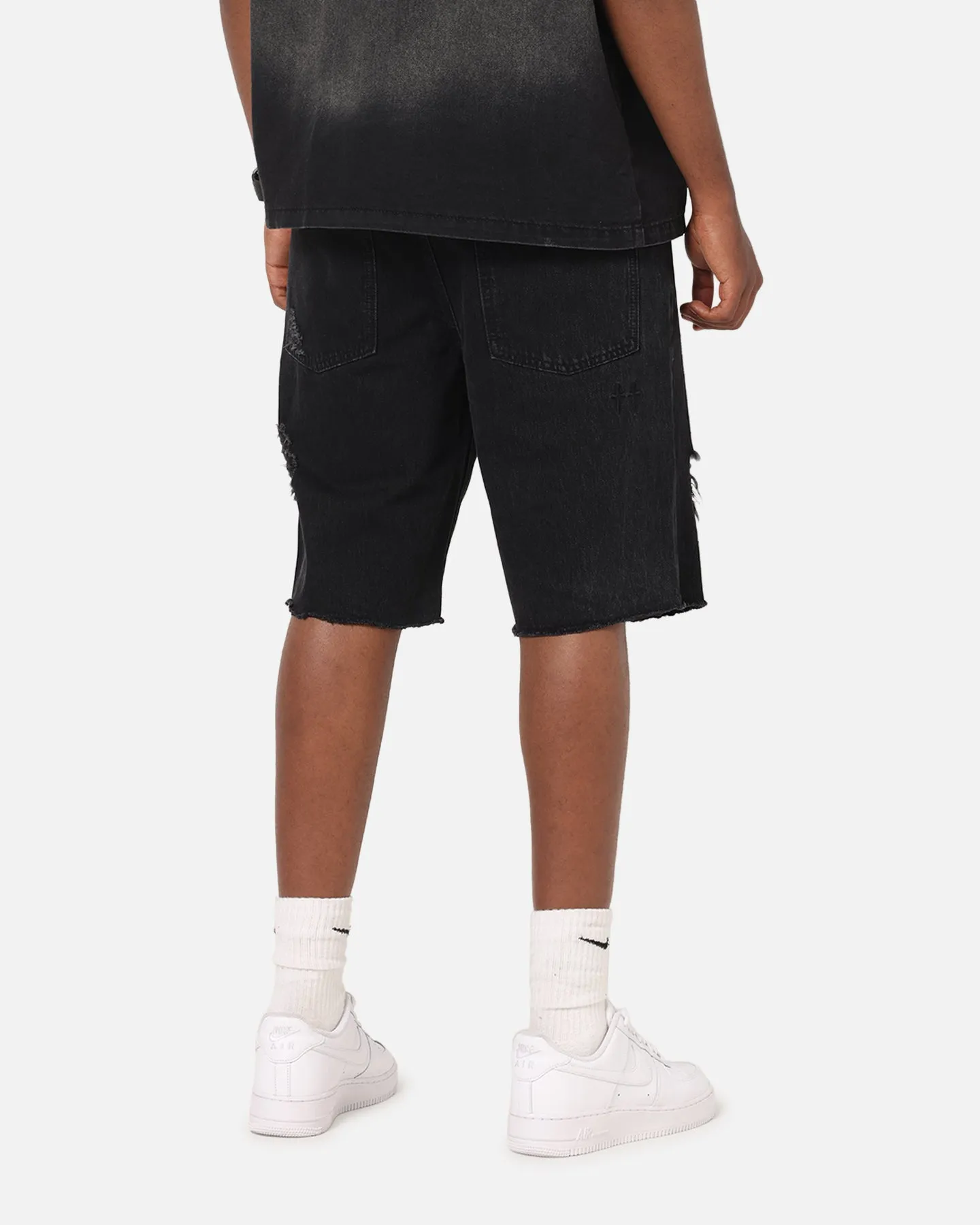 Saint Morta Halo Damage Jorts Black sold by Culture Kings product image thumbnail 5