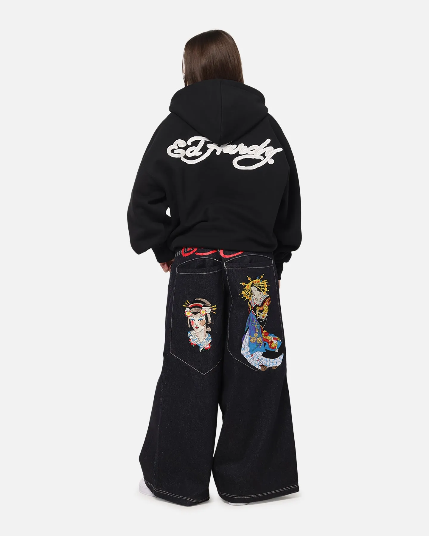 Ed Hardy UV Active Zip Hoodie Black/Multi sold by Culture Kings product image thumbnail 3