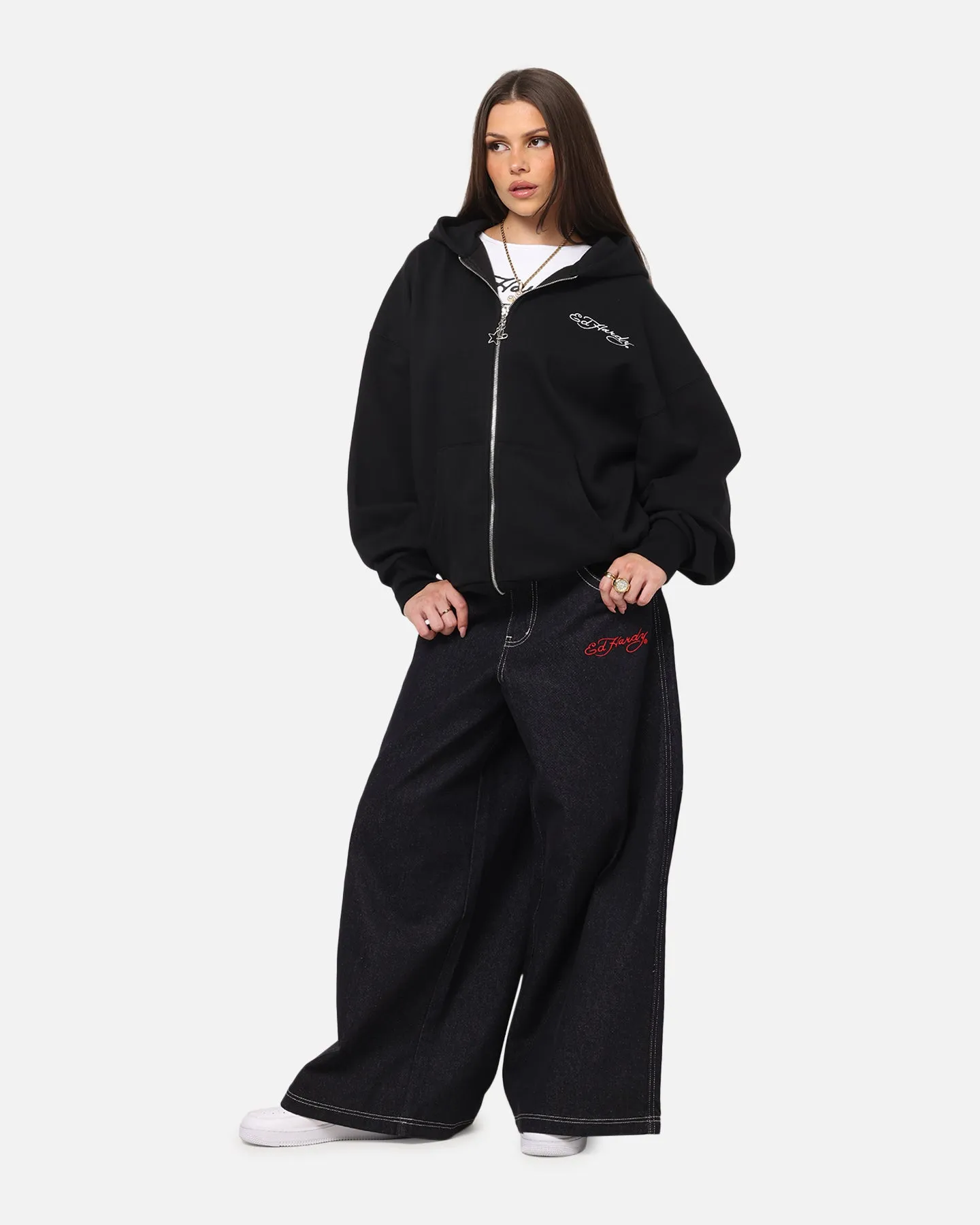 Ed Hardy UV Active Zip Hoodie Black/Multi sold by Culture Kings product image thumbnail 4