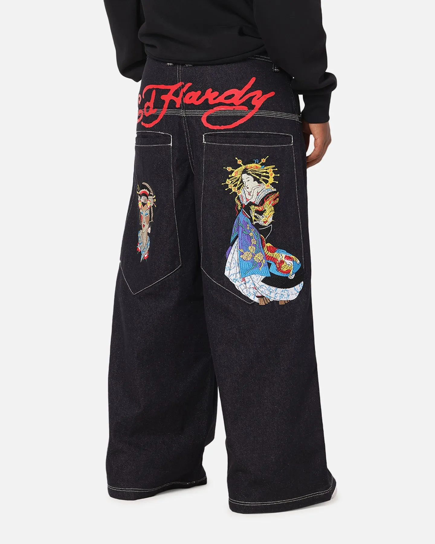 Ed Hardy Ultra Wide Leg Denim Jeans Indigo sold by Culture Kings