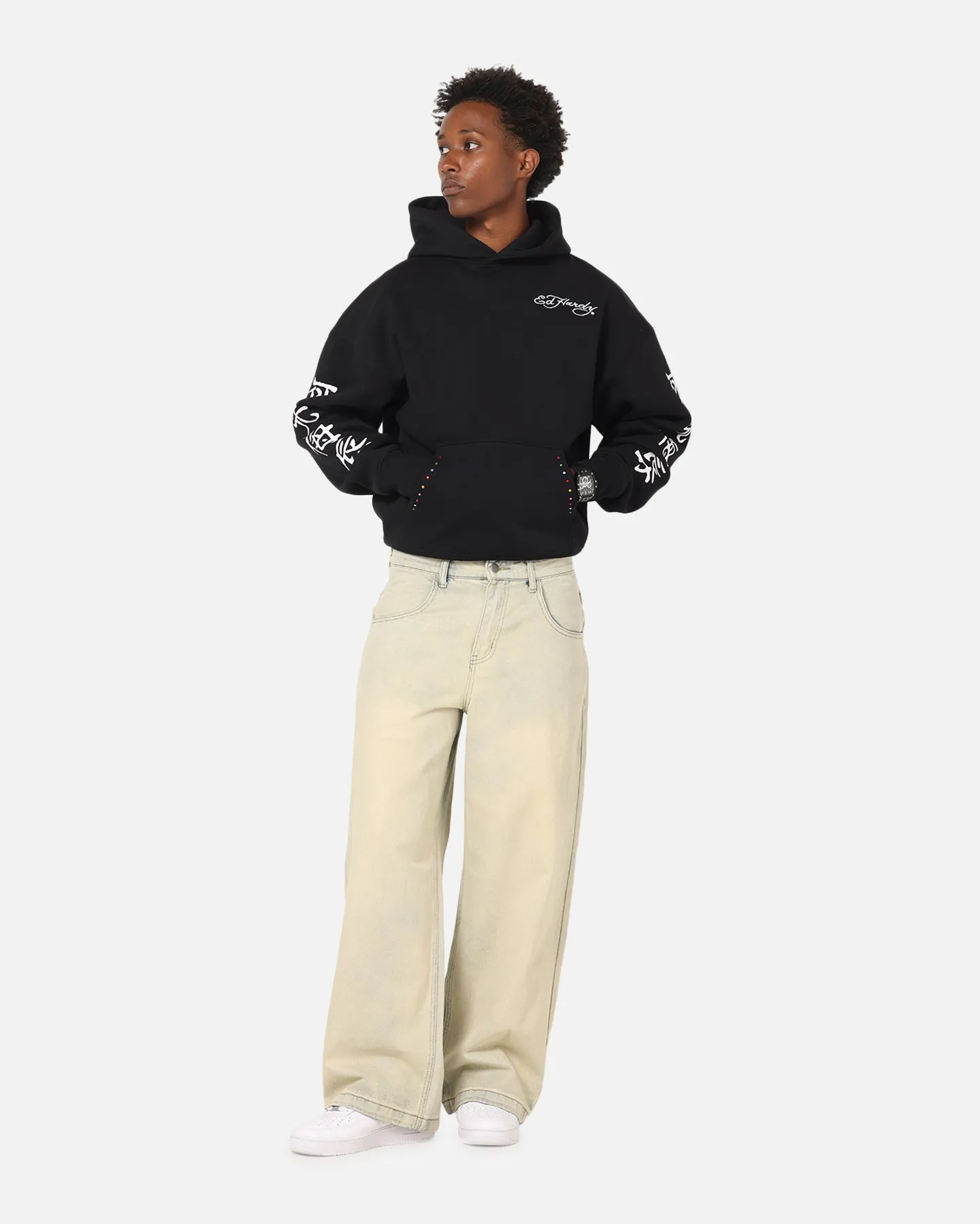 Ed Hardy Wide Leg Skull Jeans Sage sold by Culture Kings product image thumbnail 2