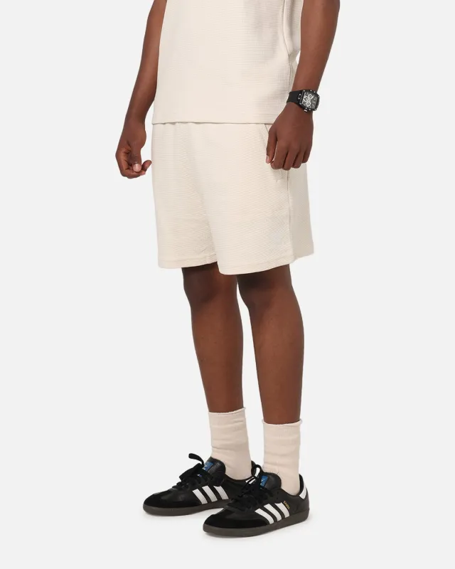 Adidas Trefoil Essentials Waffle Shorts Wonder White sold by Culture Kings