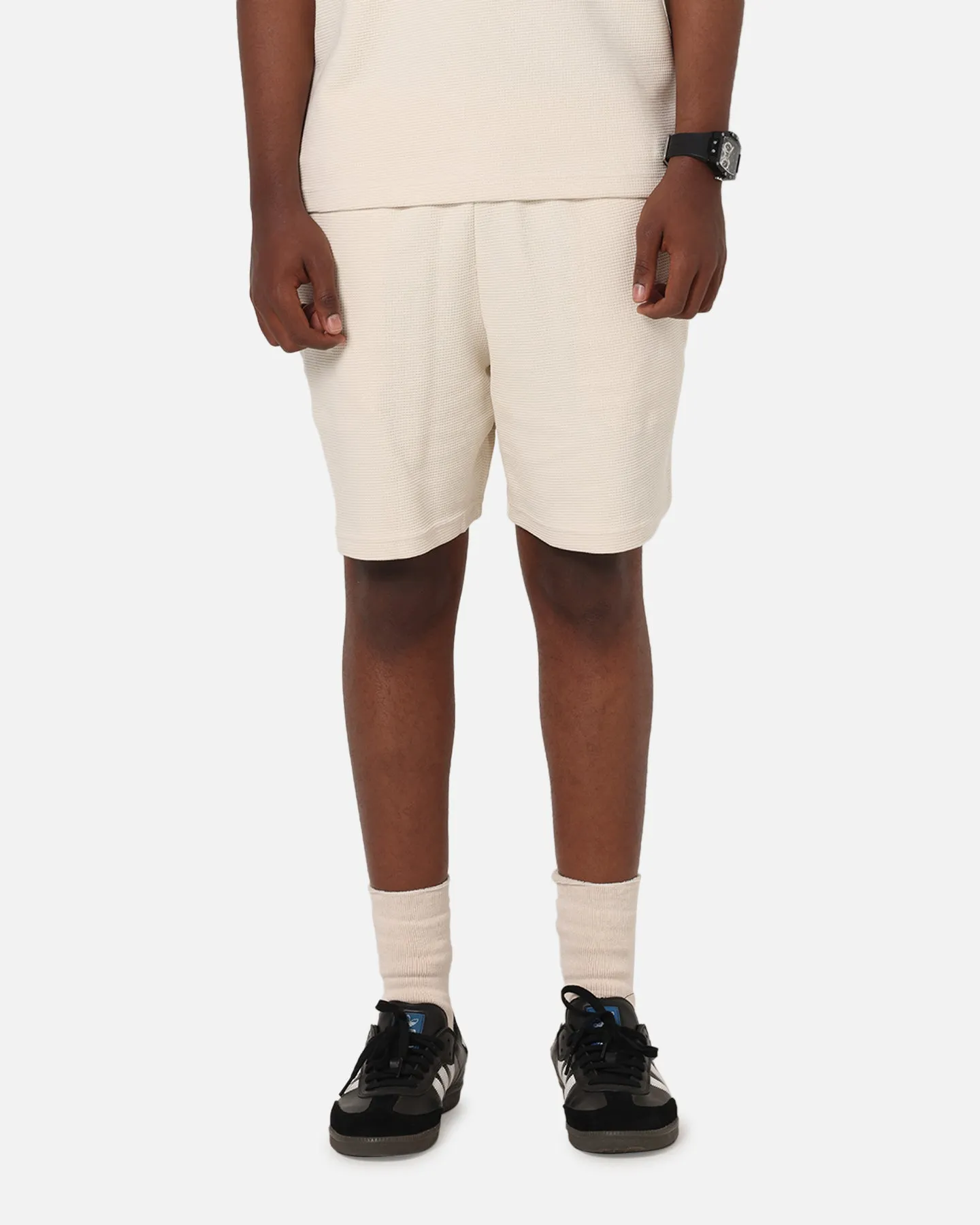 Adidas Trefoil Essentials Waffle Shorts Wonder White sold by Culture Kings product image thumbnail 5