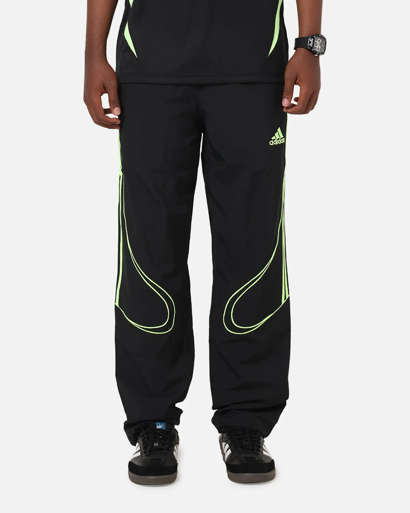 Adidas Teamgeist Adicolor Track Pants Black/Green sold by Culture Kings product image thumbnail 5