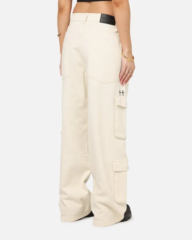 Saint Morta Baggy Workwear Jean Antique White sold by Culture Kings