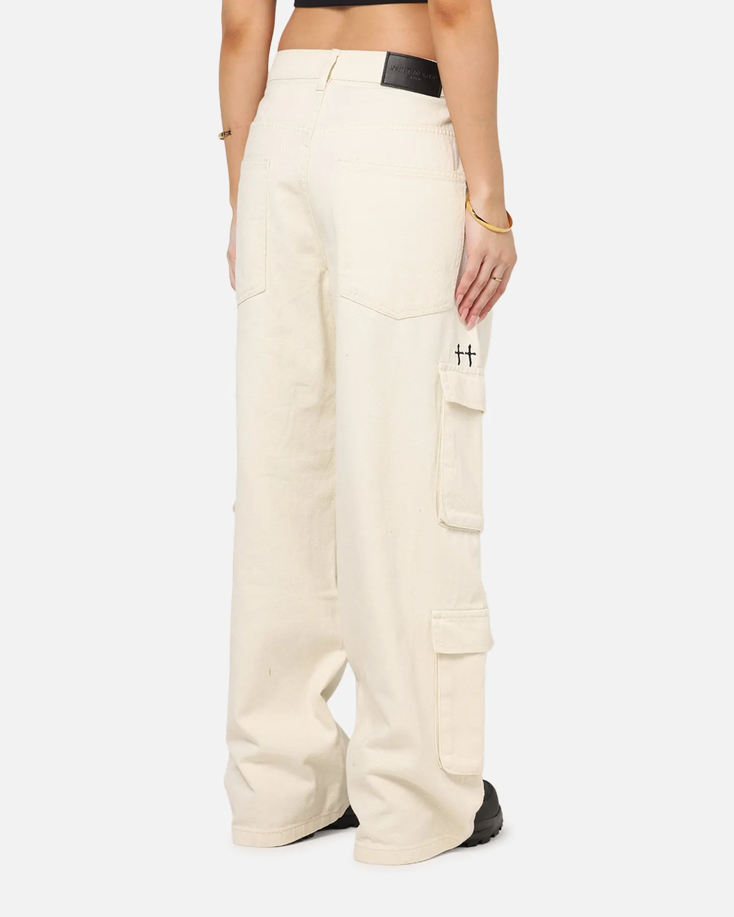 Saint Morta Baggy Workwear Jean Antique White sold by Culture Kings