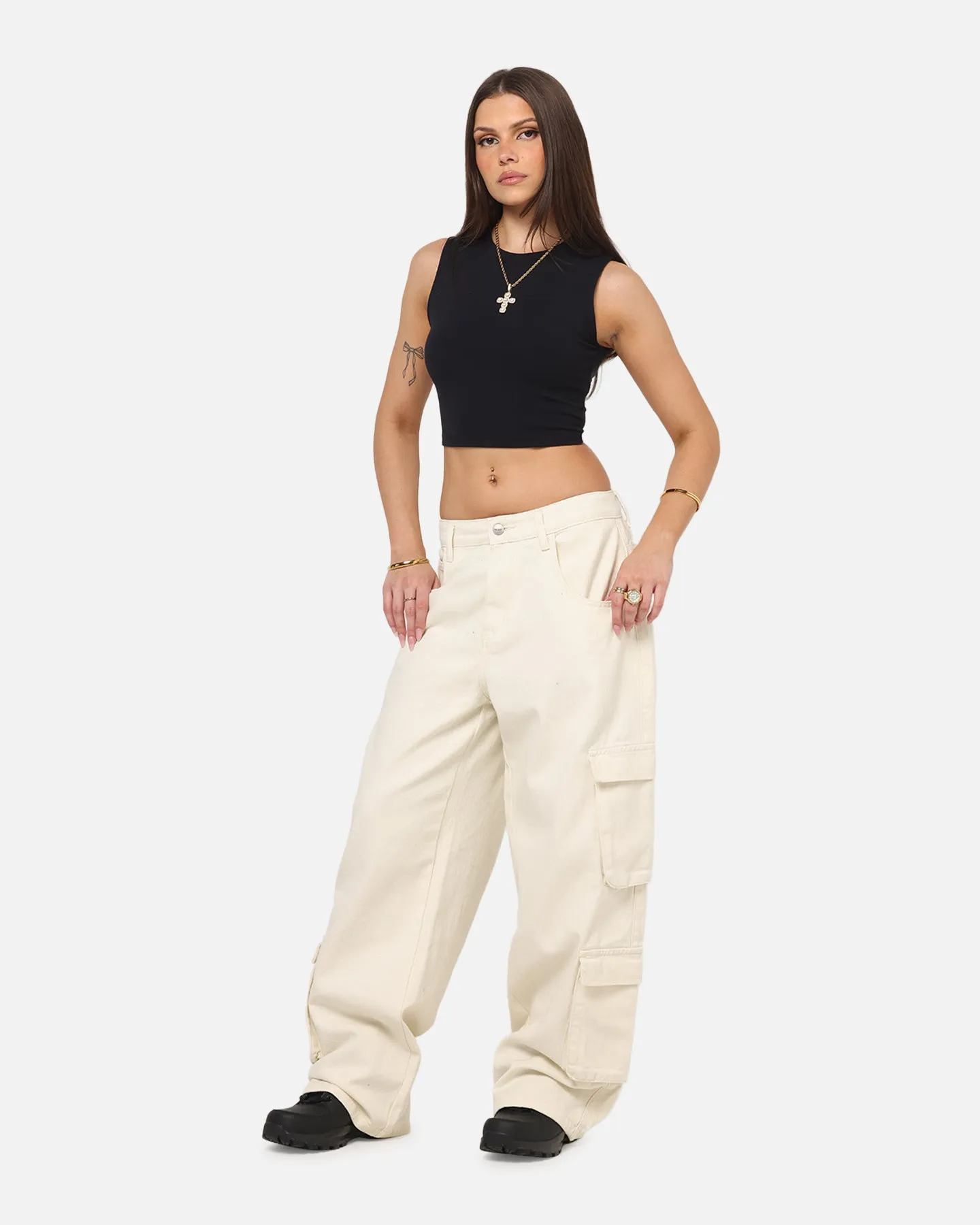 Saint Morta Baggy Workwear Jean Antique White sold by Culture Kings product image thumbnail 2
