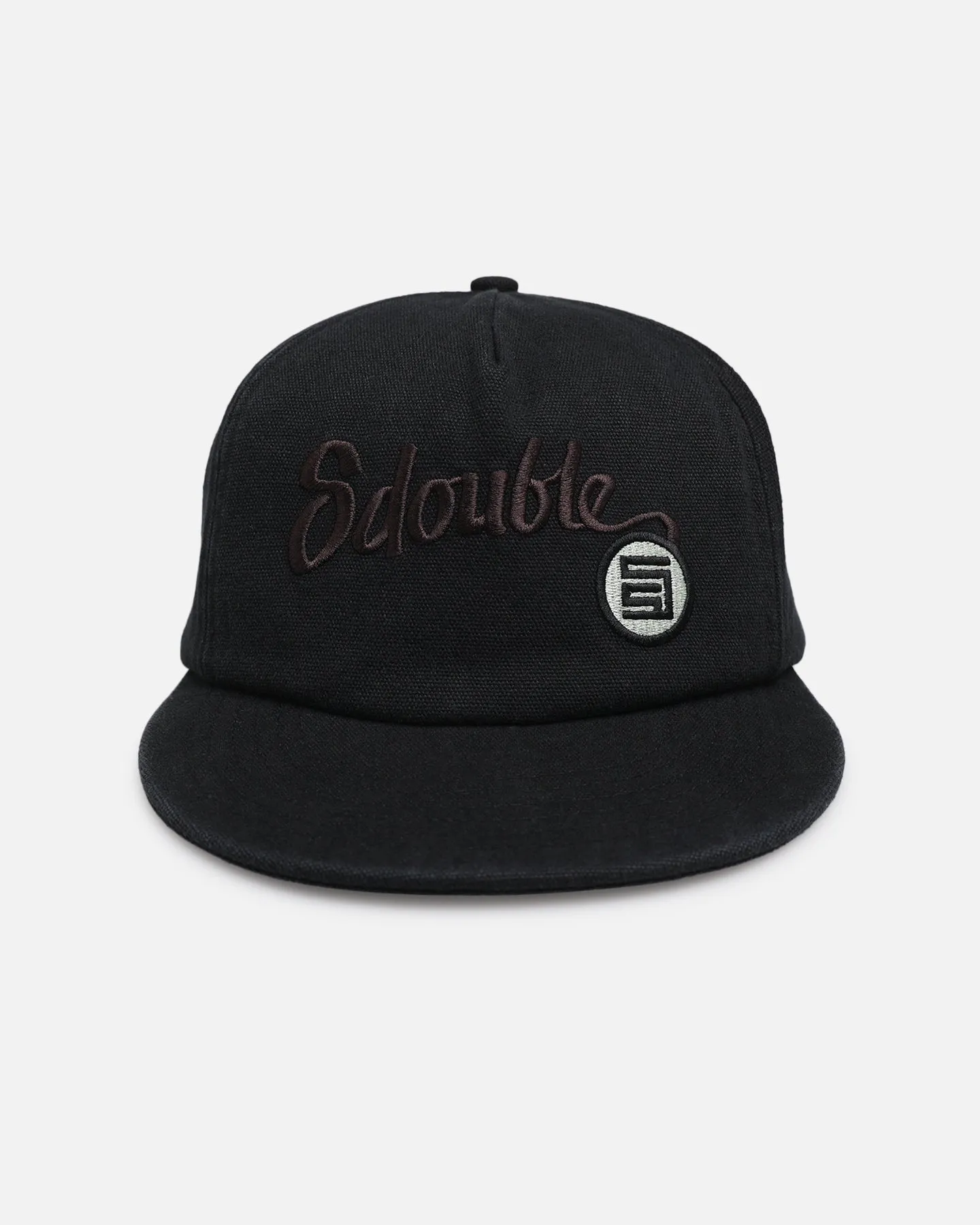 S Double Canvas Cap Black sold by Culture Kings
