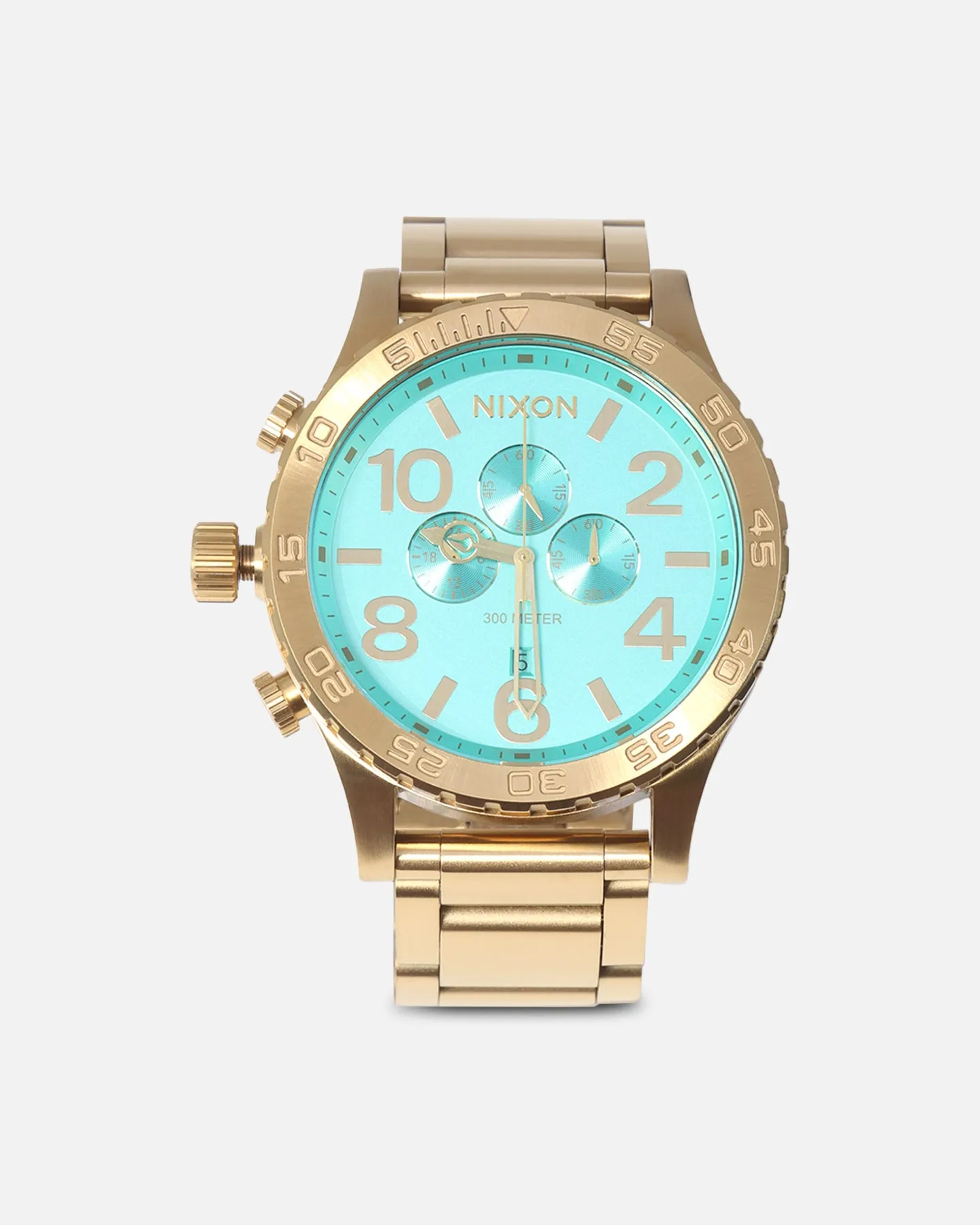 Nixon 51-30 Chrono Gold/Turquoise sold by Culture Kings