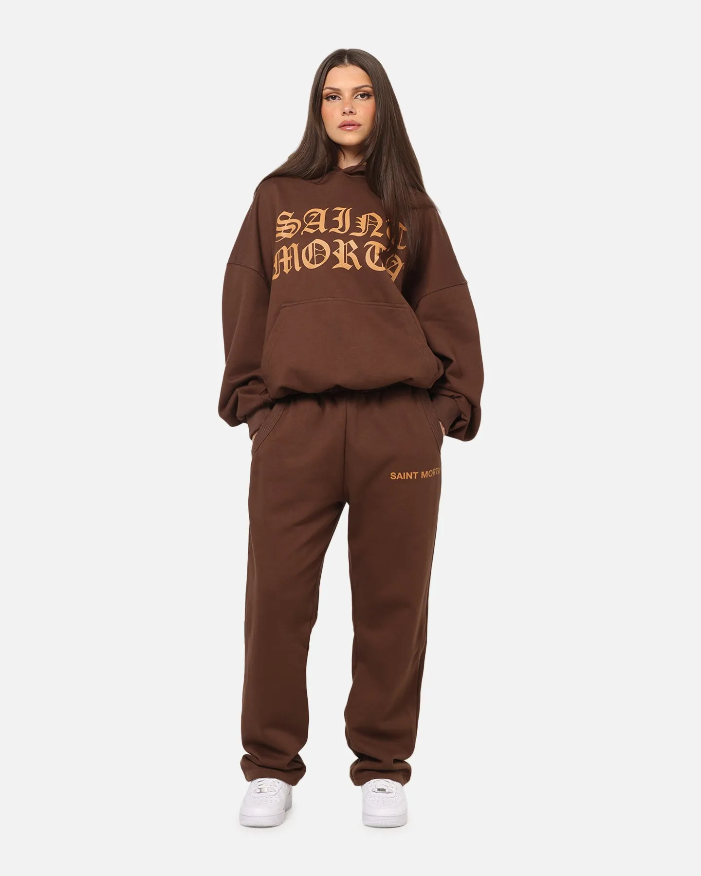 Saint Morta Sacred Script Track Pants Brown sold by Culture Kings product image thumbnail 2