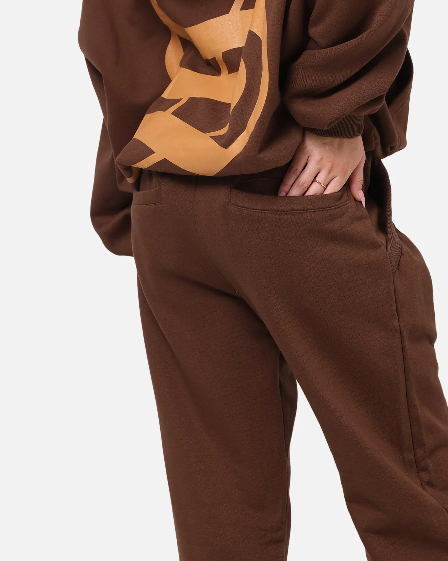 Saint Morta Sacred Script Track Pants Brown sold by Culture Kings product image thumbnail 4