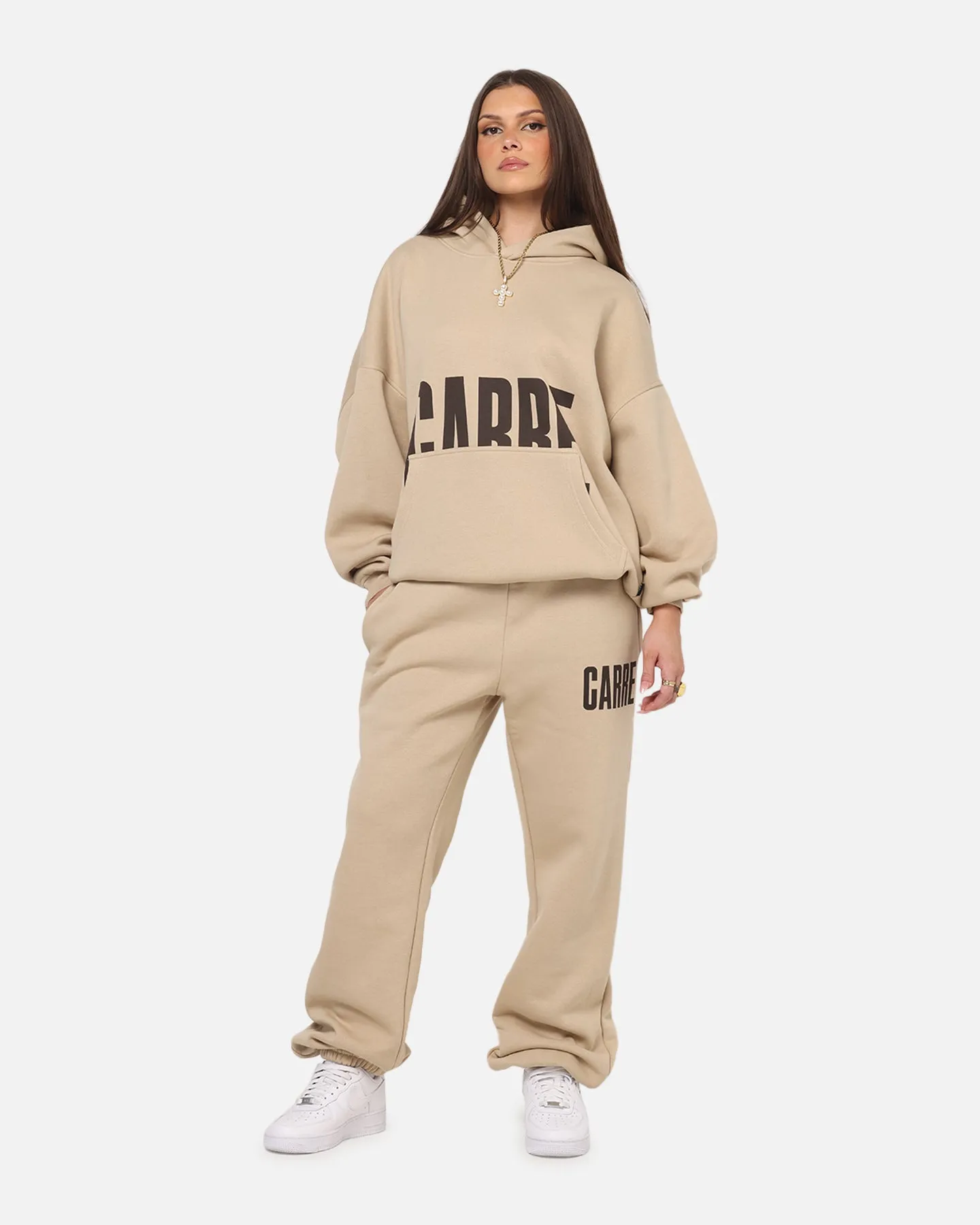 Carre Premium Essentials Sweat Pants Light Brown sold by Culture Kings product image thumbnail 2